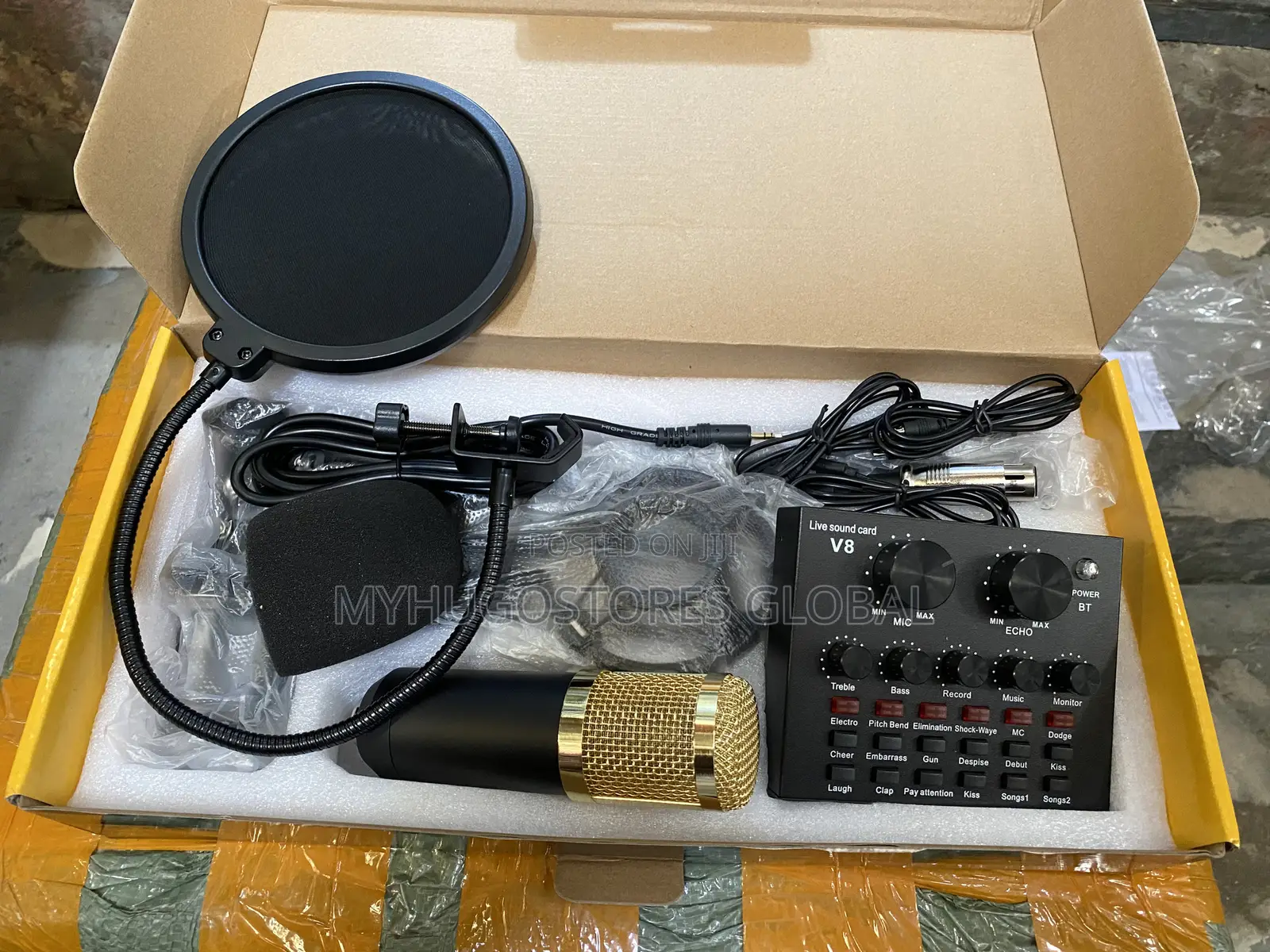 BM 800 Kit Professional PC V8 Sound Card Set BM800 Mic