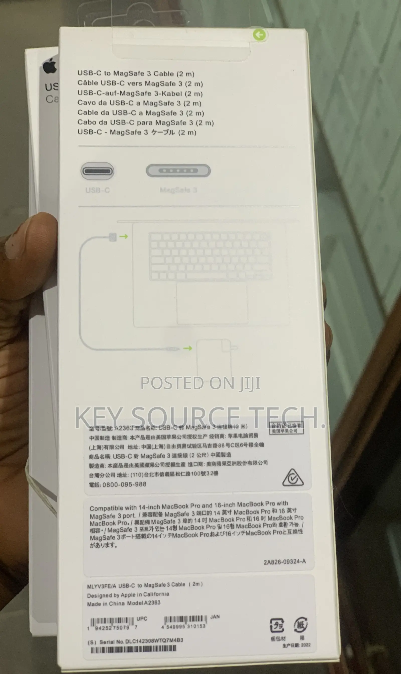 Apple Usb-c To Magsafe 3 Cable