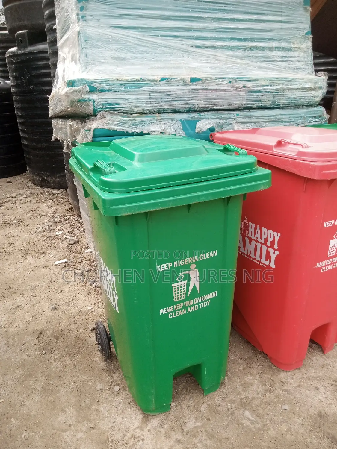 240litres Agiville Waste Bin Container