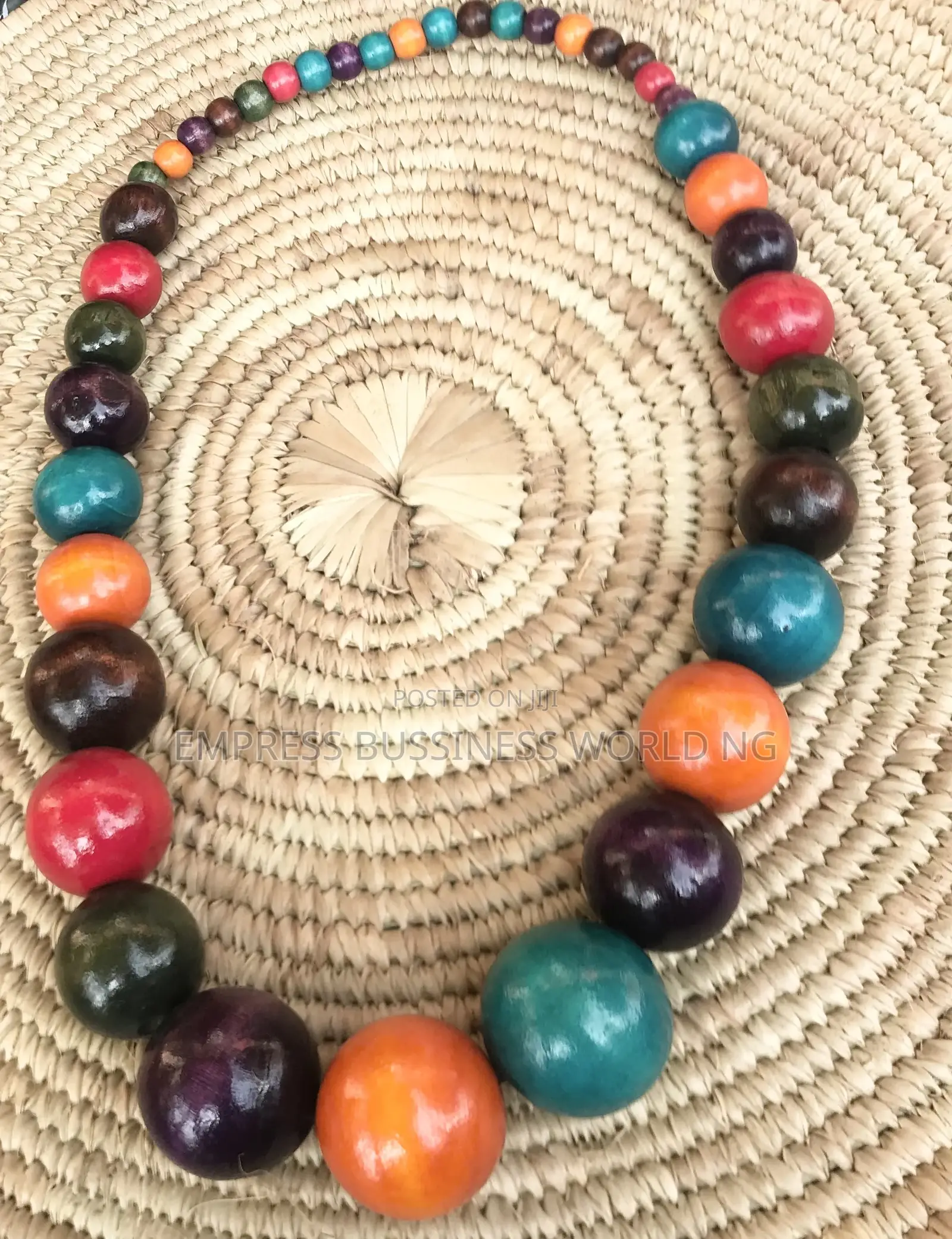 Beaded Necklace With Earrings