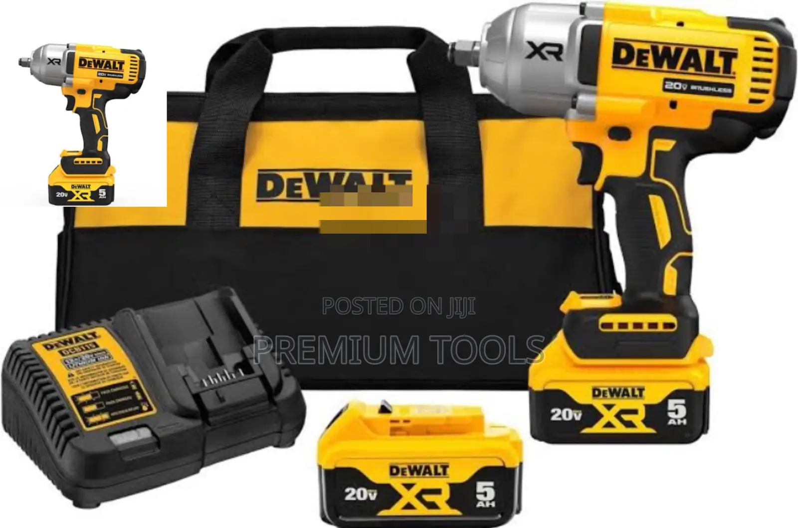 Dewalt 20V Max XR High Torque Impact Wrench Kit
