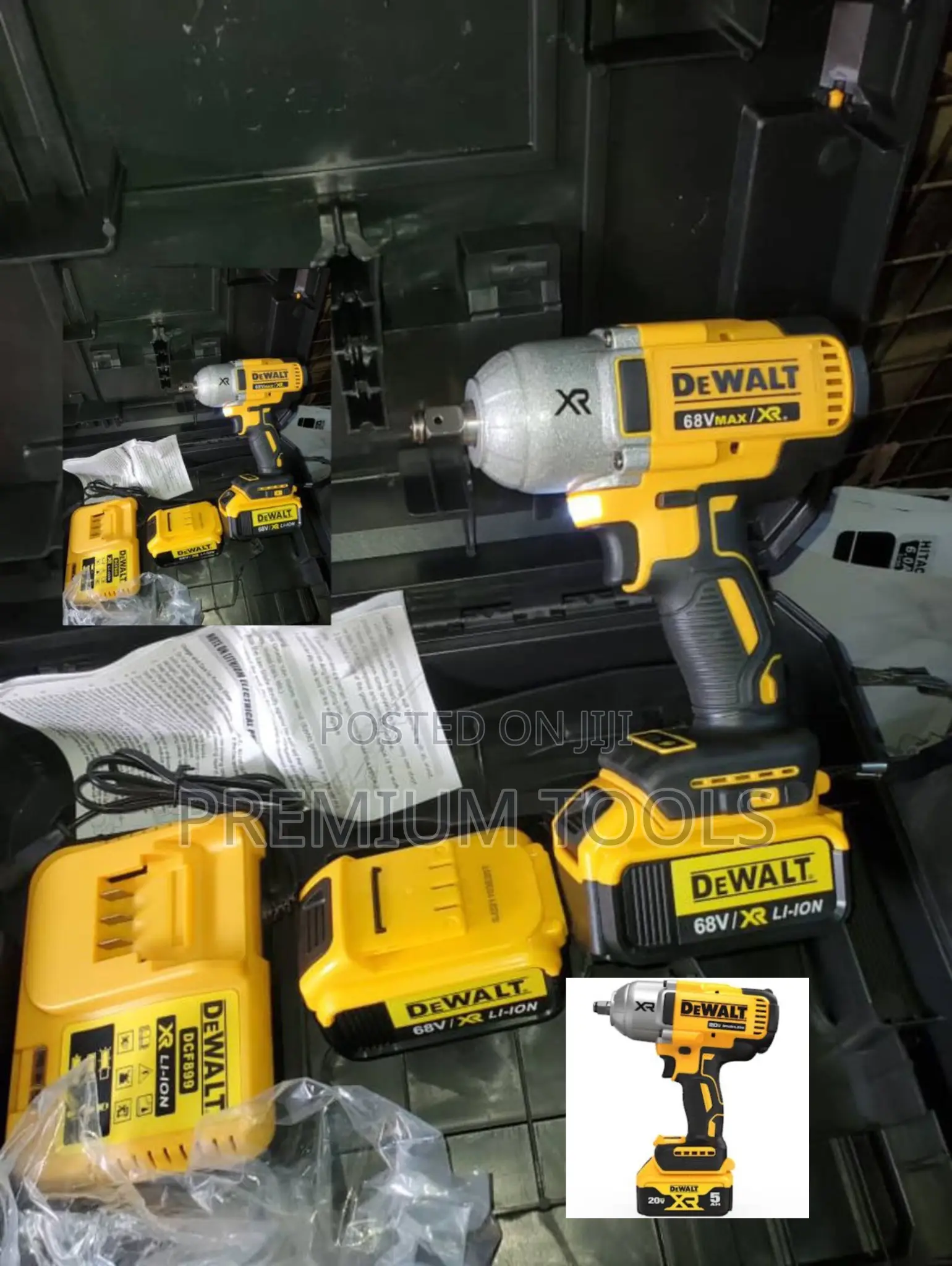 Dewalt 20V Max XR High Torque Impact Wrench Kit