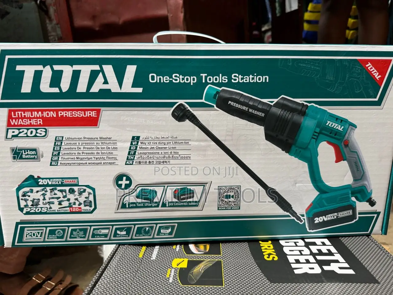 Total Lithium Ion Cordless Pressure Washer 20v