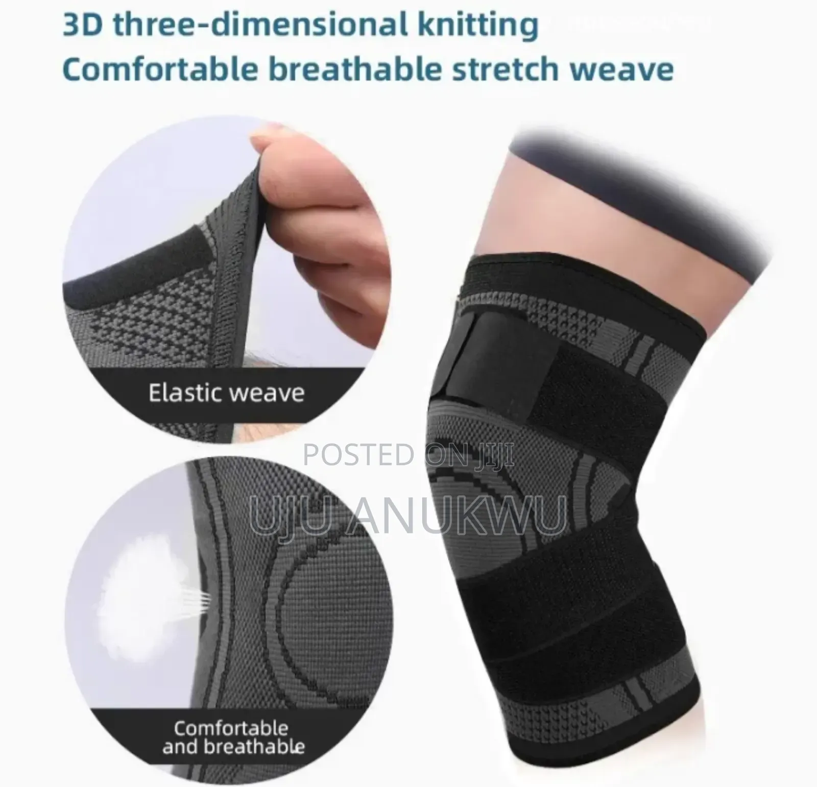 Premium Double Compression Knee Brace/ Protector/Guard- 1pcs