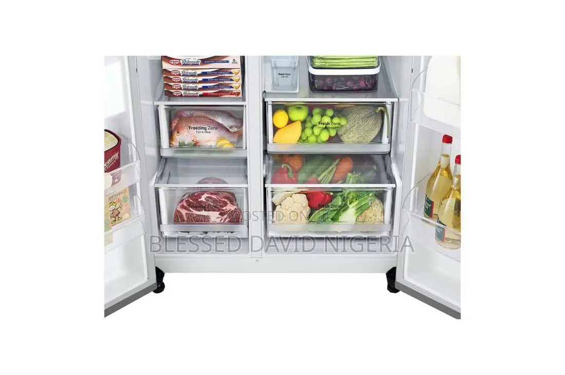 Lg Gc-l257slrl 674l Side By Side Refrigerator- Inverter