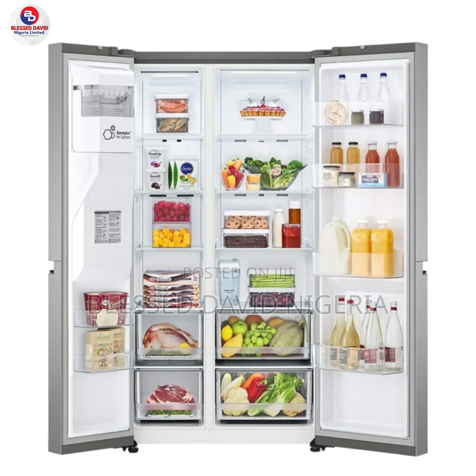 Lg Gc-l257slrl 674l Side By Side Refrigerator- Inverter
