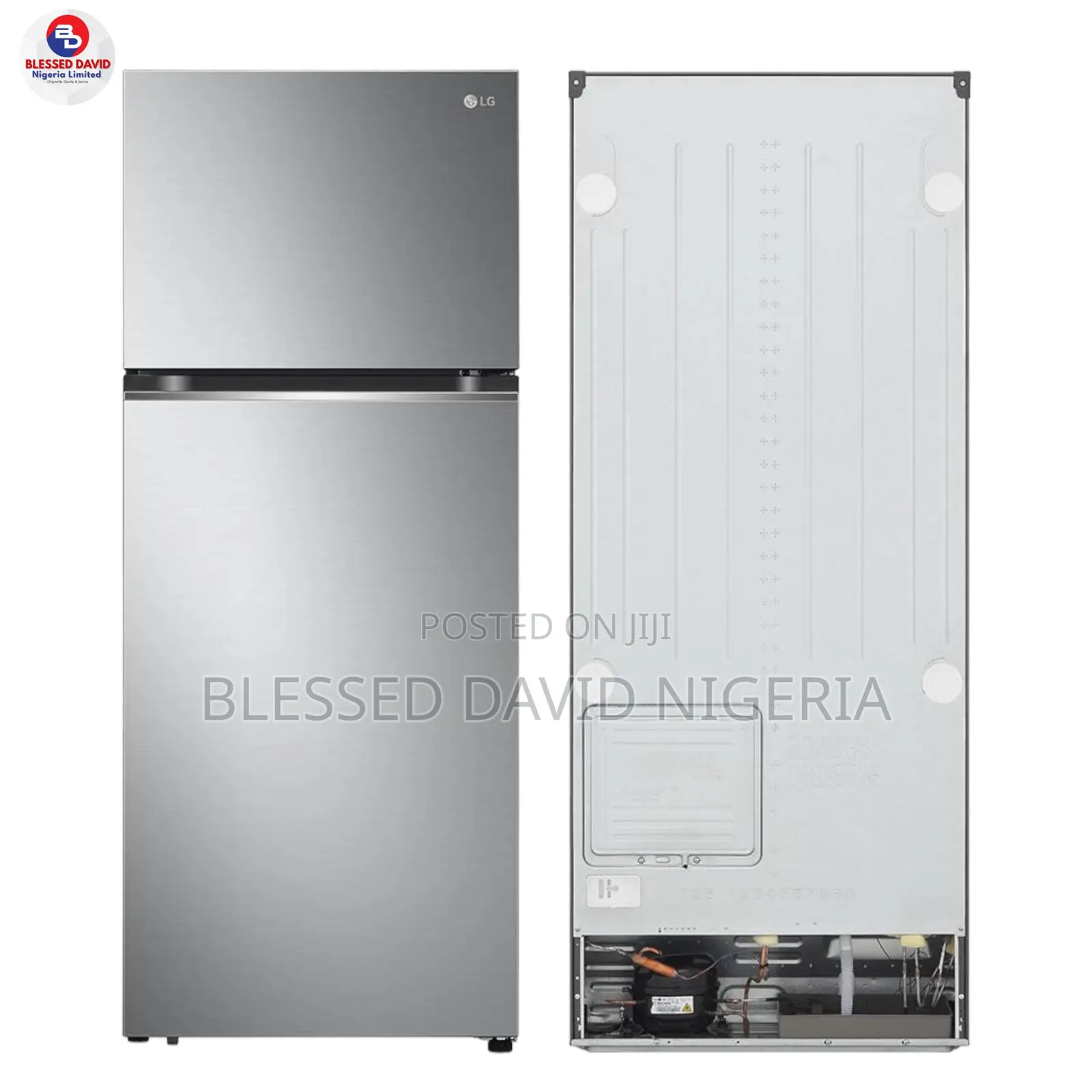 Lg Gn-B392plgb 395l Top Freezer Refrigerator