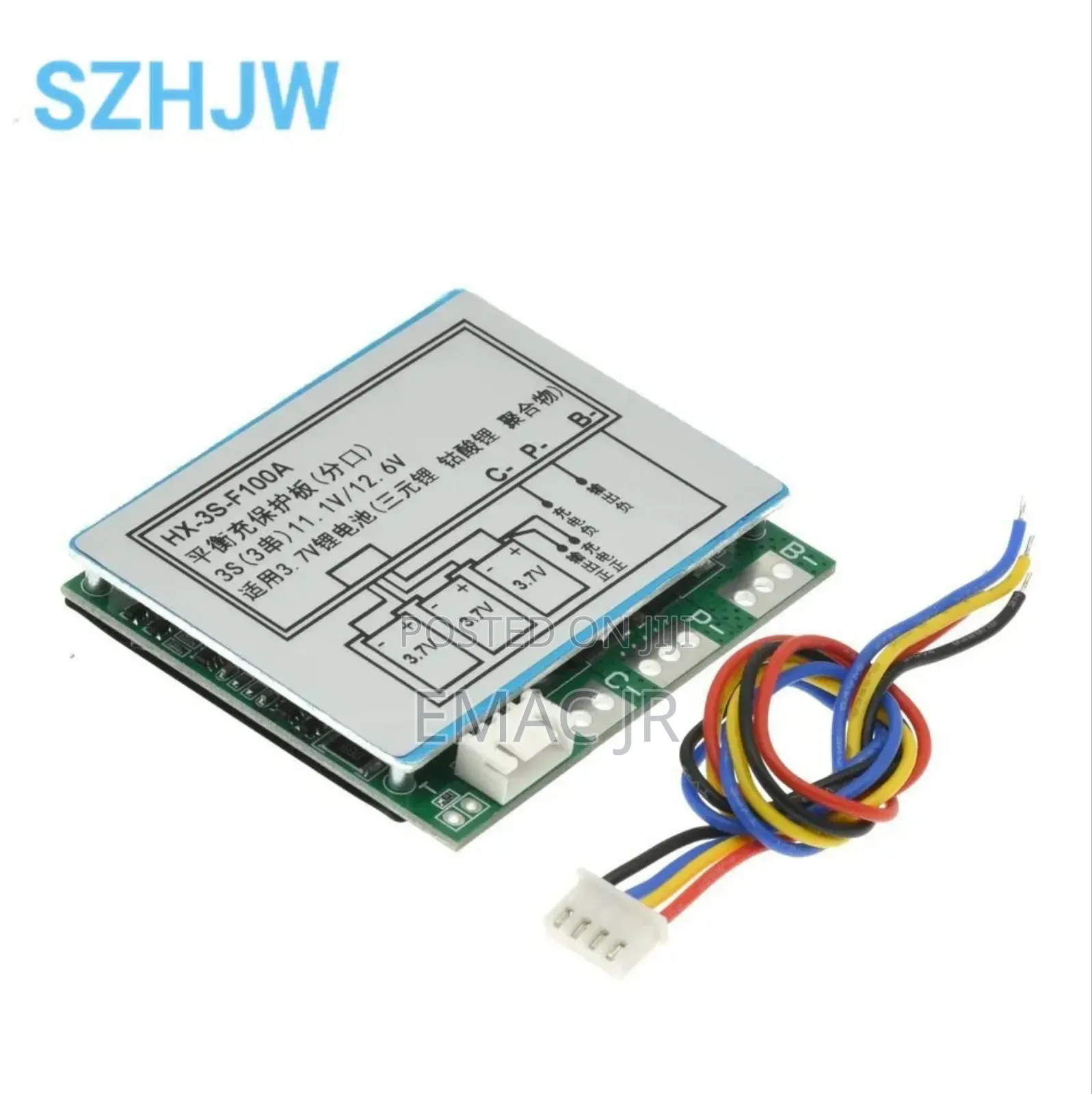 3s 100a 12v Li-Ion Lithium 18650 Battery Protection Board
