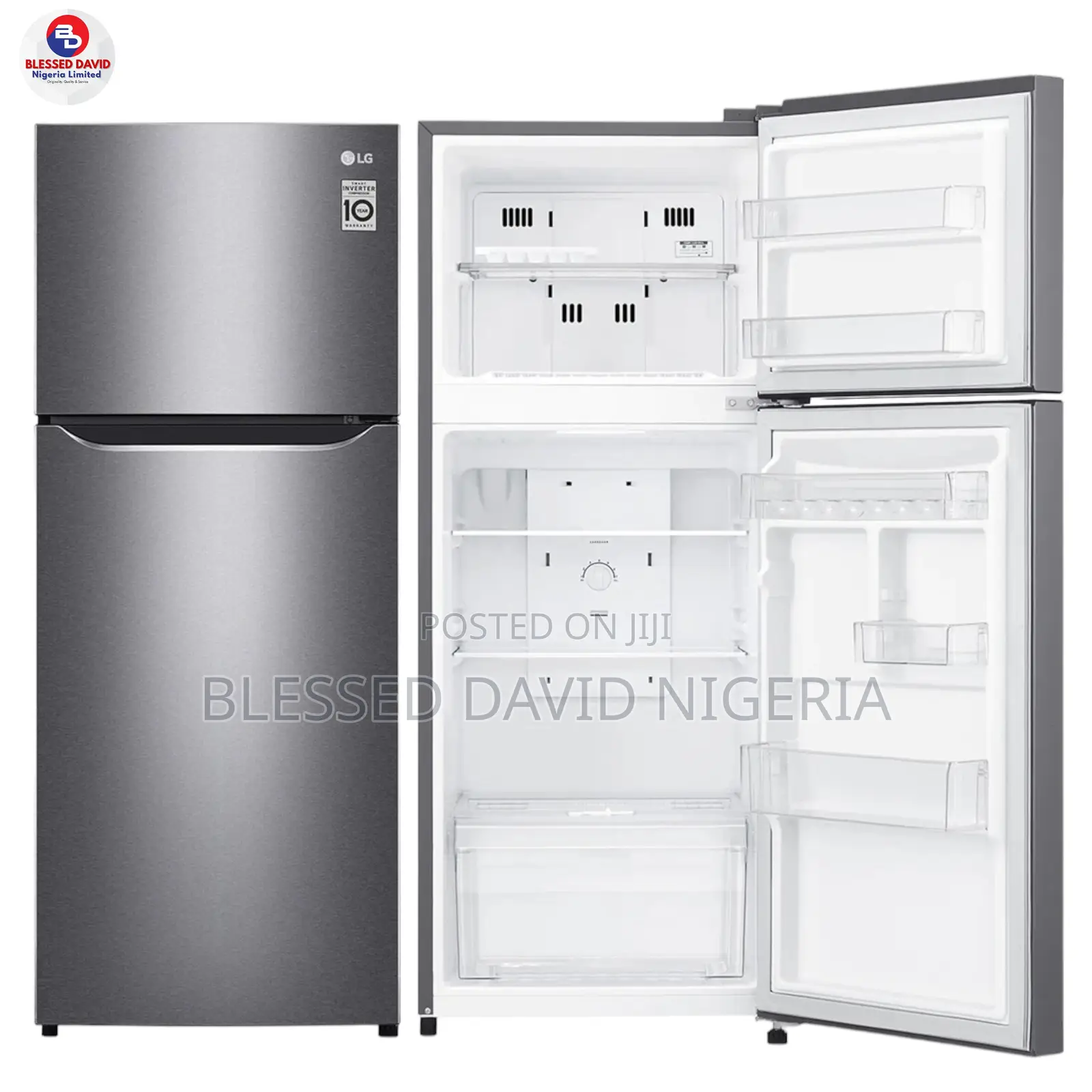 LG GR-B202SQBB 205L Top Freezer Refrigerator