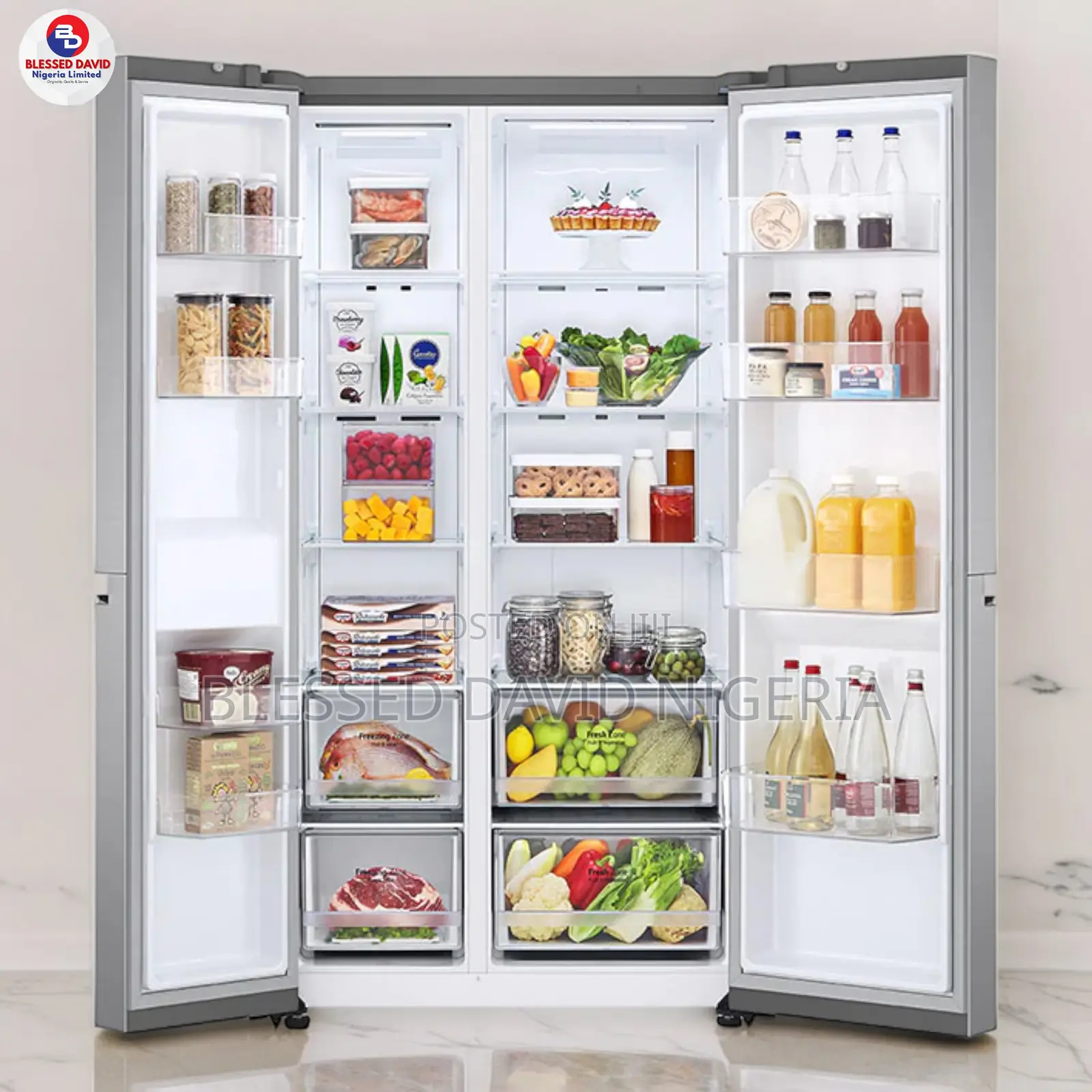 Lg Gc-B257slwl 655l Side by Side Refrigerator