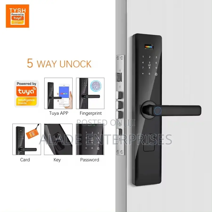 Z12 Tuya Smart Door Lock Support Wifi Zigbee Remote Module