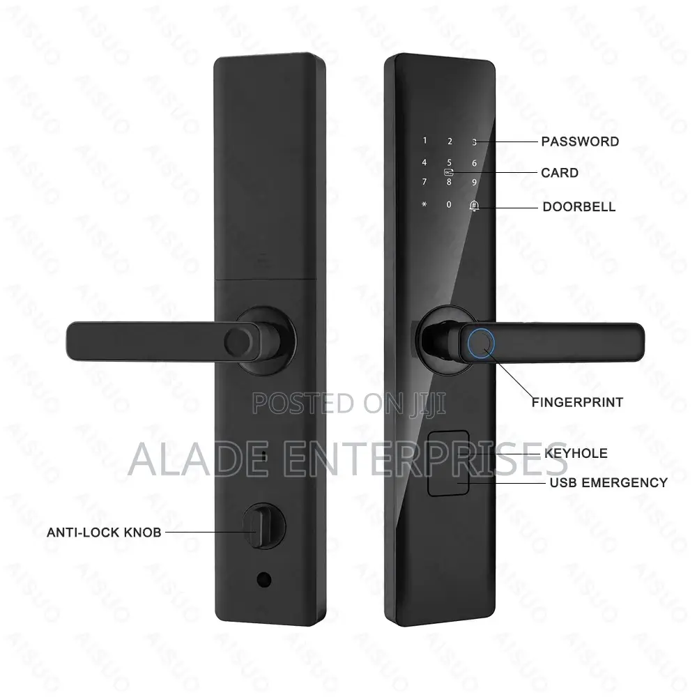 Wifi APP Card Key Unlock Security Smart Door Lock
