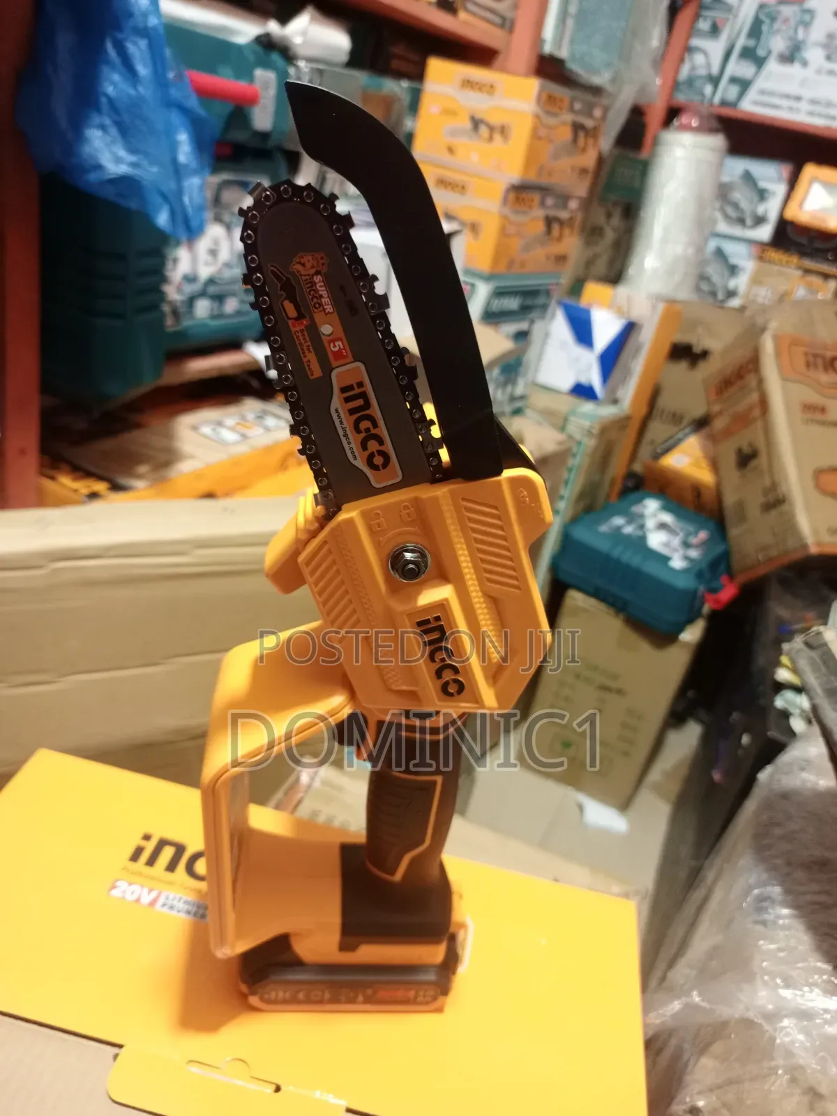Ingco Cordless Chainsaw 5 Inch 20v Original