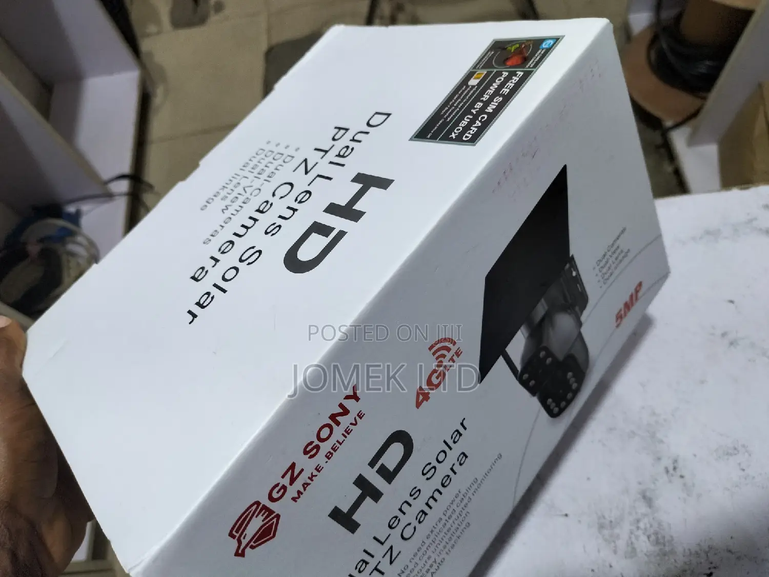 Solar PTZ Dual Lens 5mp 360 Camera