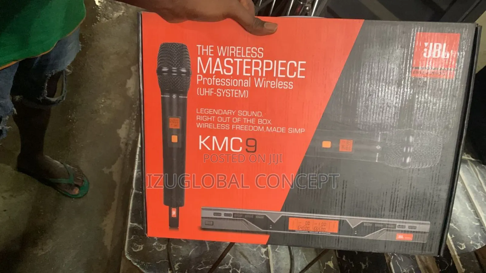 JBL KMC-9 Professional Wireless Microphone With Complate300m