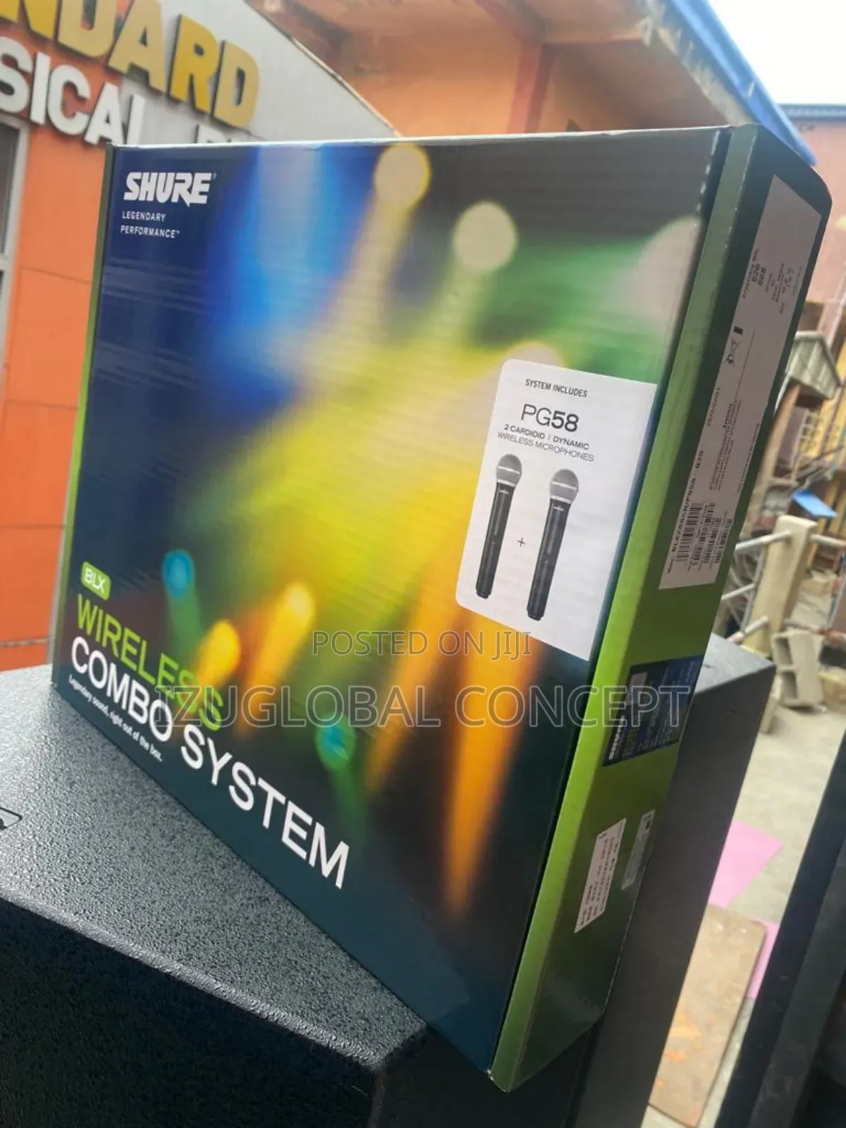 Shure BLX288/PG58 Wireless Mic- Perfect for Church, Vocals