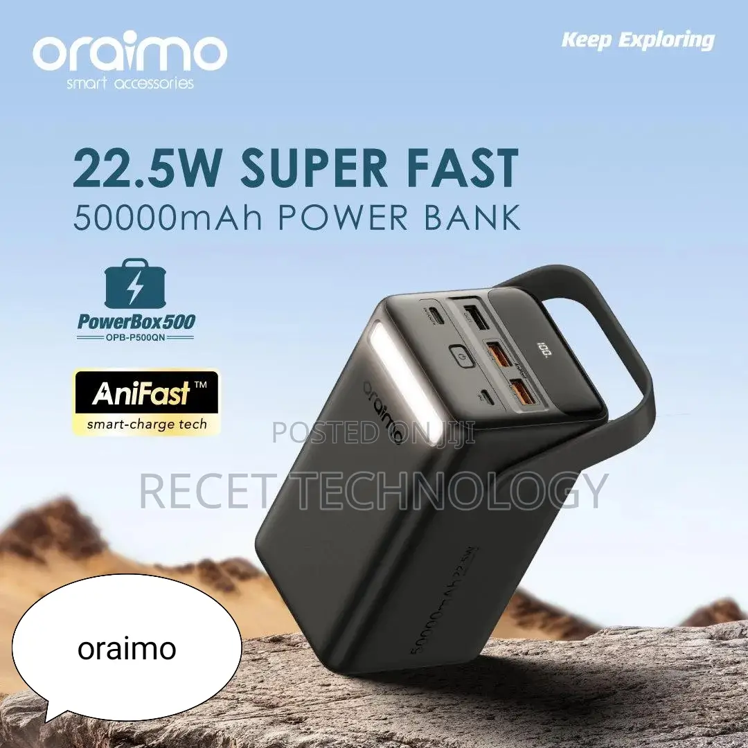 Oraimo Powerbox 500 50000mah 22.5W Power Bank