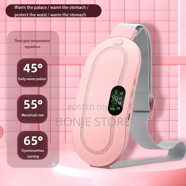 Menstrual Heating Pad, 4 Massage Modes, 3 Heat Levels