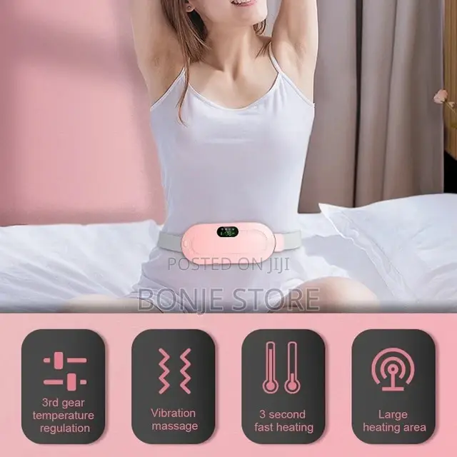 Menstrual Heating Pad, 4 Massage Modes, 3 Heat Levels