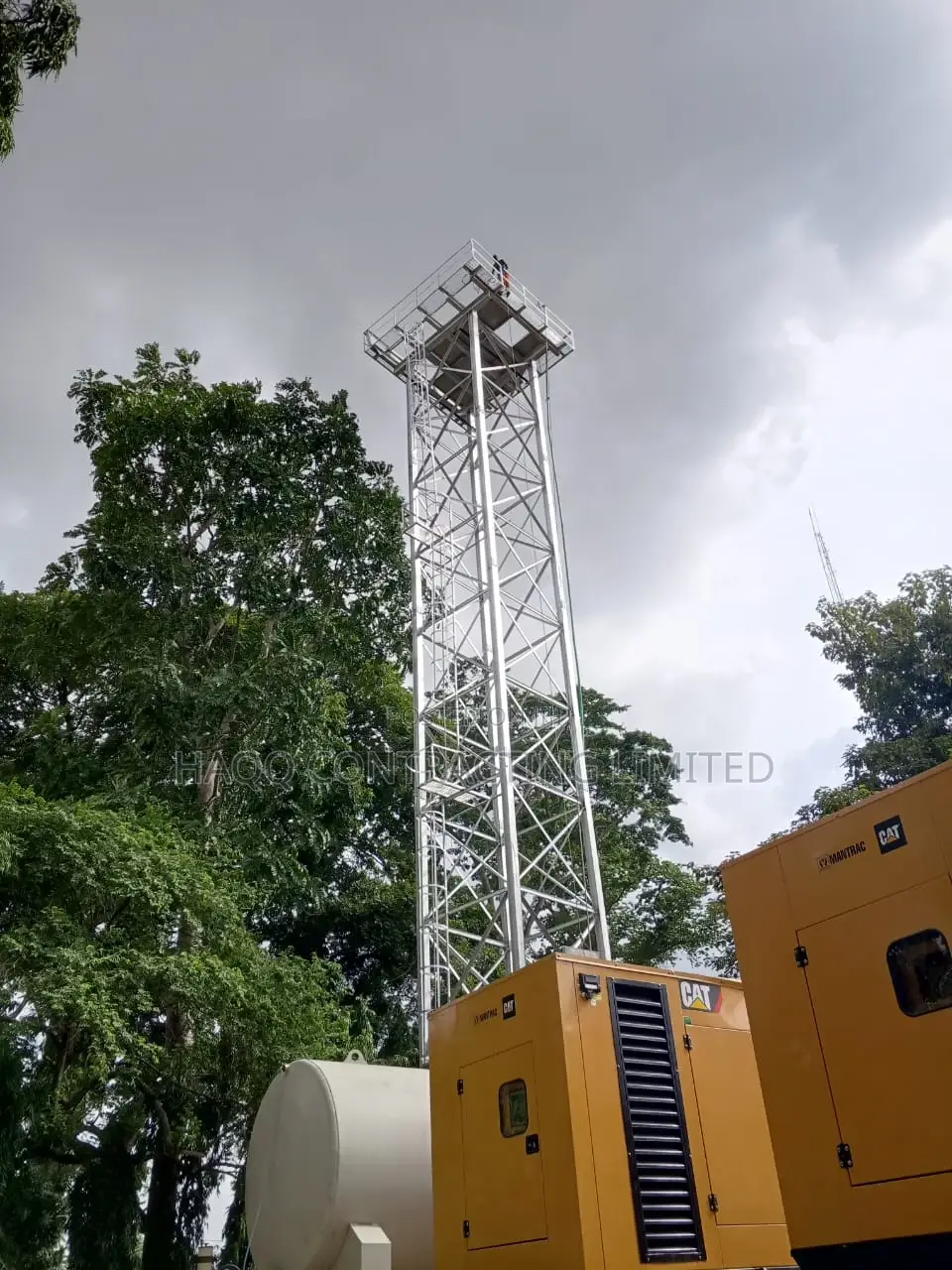 20ft Water Stanchion With 40,000 LTRS Water Storage Tank