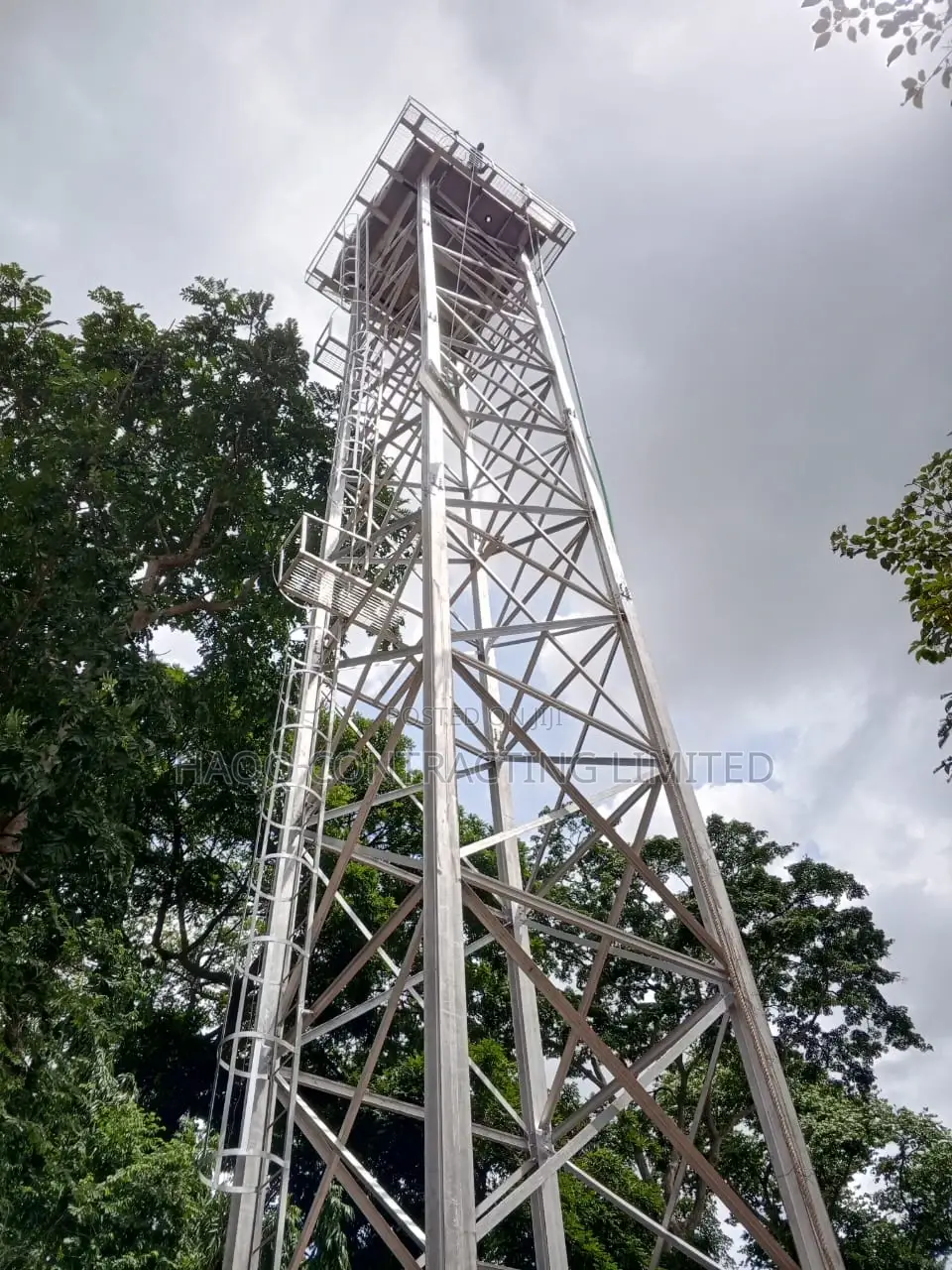 20ft Water Stanchion With 40,000 LTRS Water Storage Tank