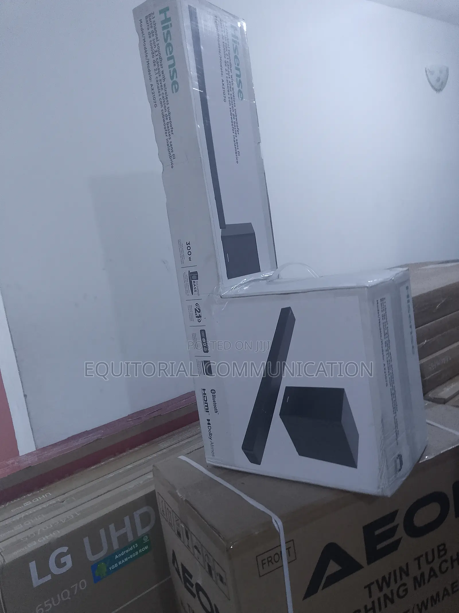 Hisense 300watts Sound Bar Ax2107g - Brand New