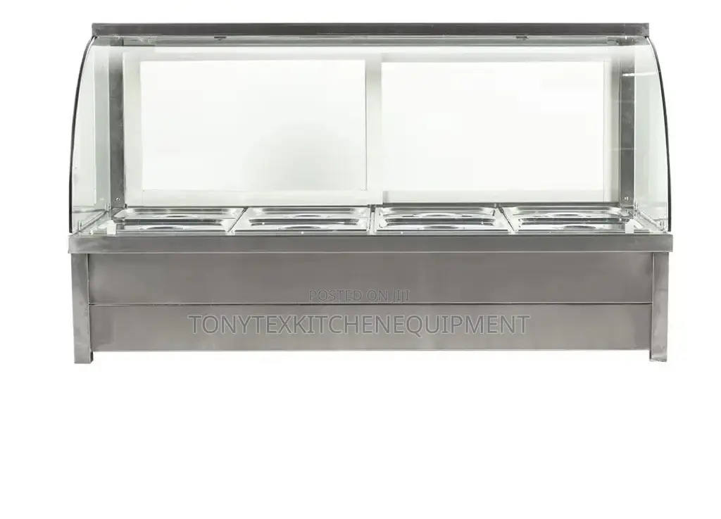 Curved Glass Food Warmer