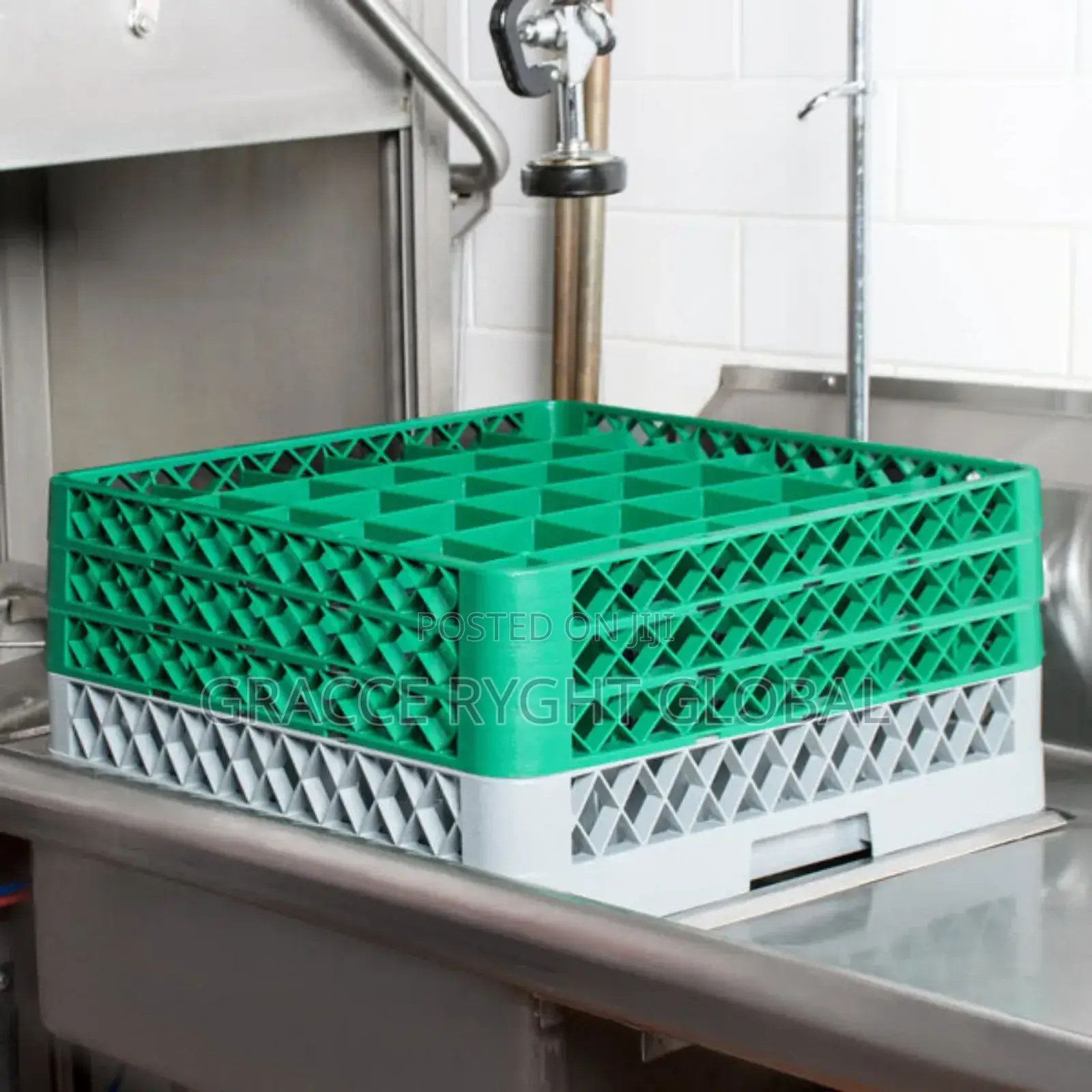 25/36 Grid Plastic Glass Crate for Restaurant and Hotels