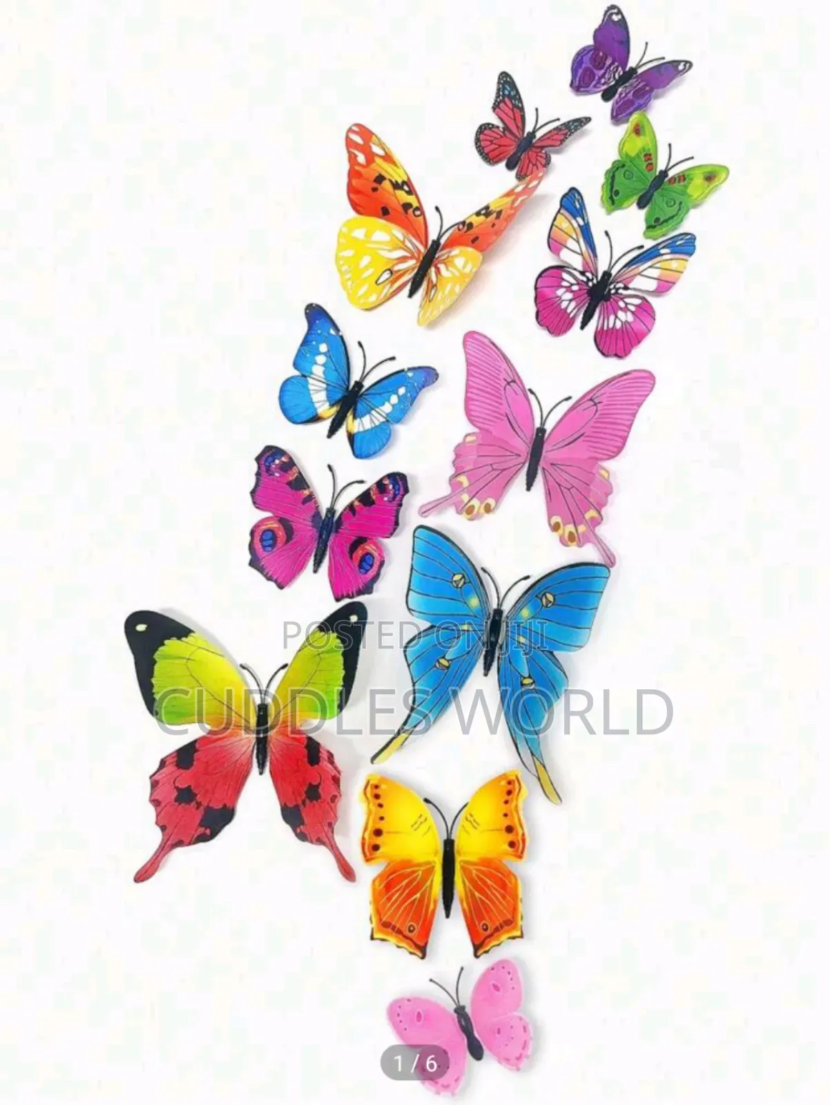 12 Pieces 3D Butterfly Wall Stickers