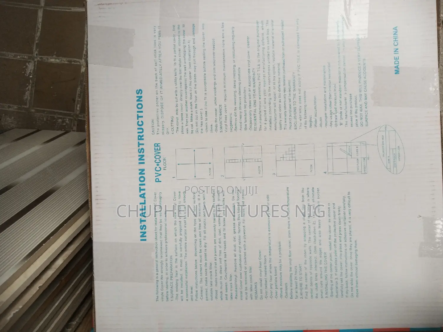 PVC Vinyl Floor Cover