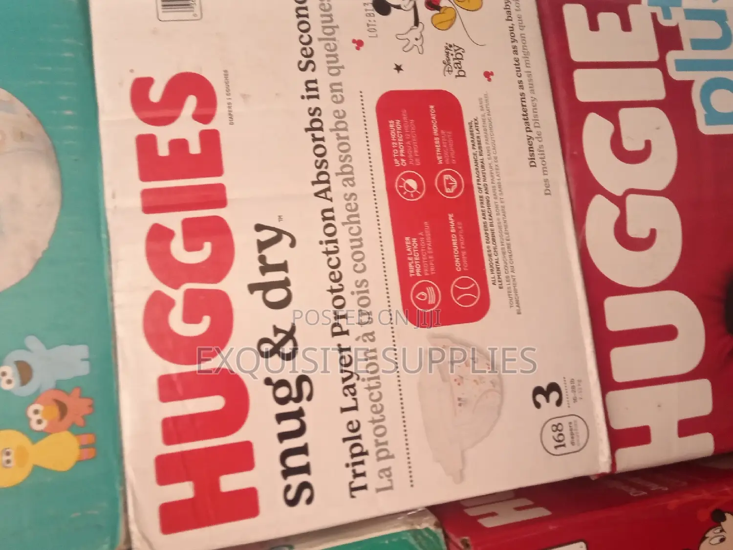 Huggies Snug and Dry Size 1 and 2