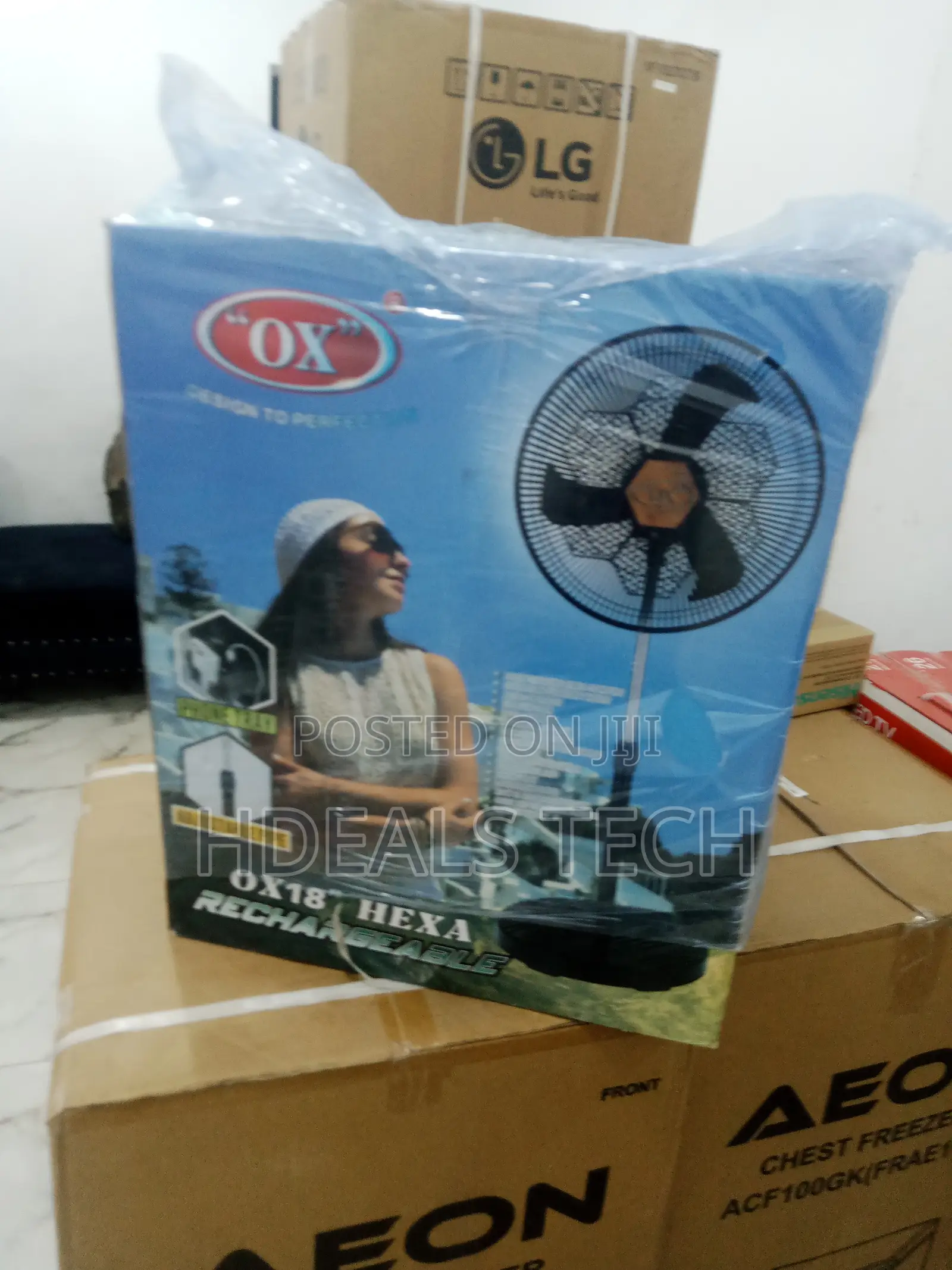 High- Energy Ox Rechargeable 18 Inch Fans