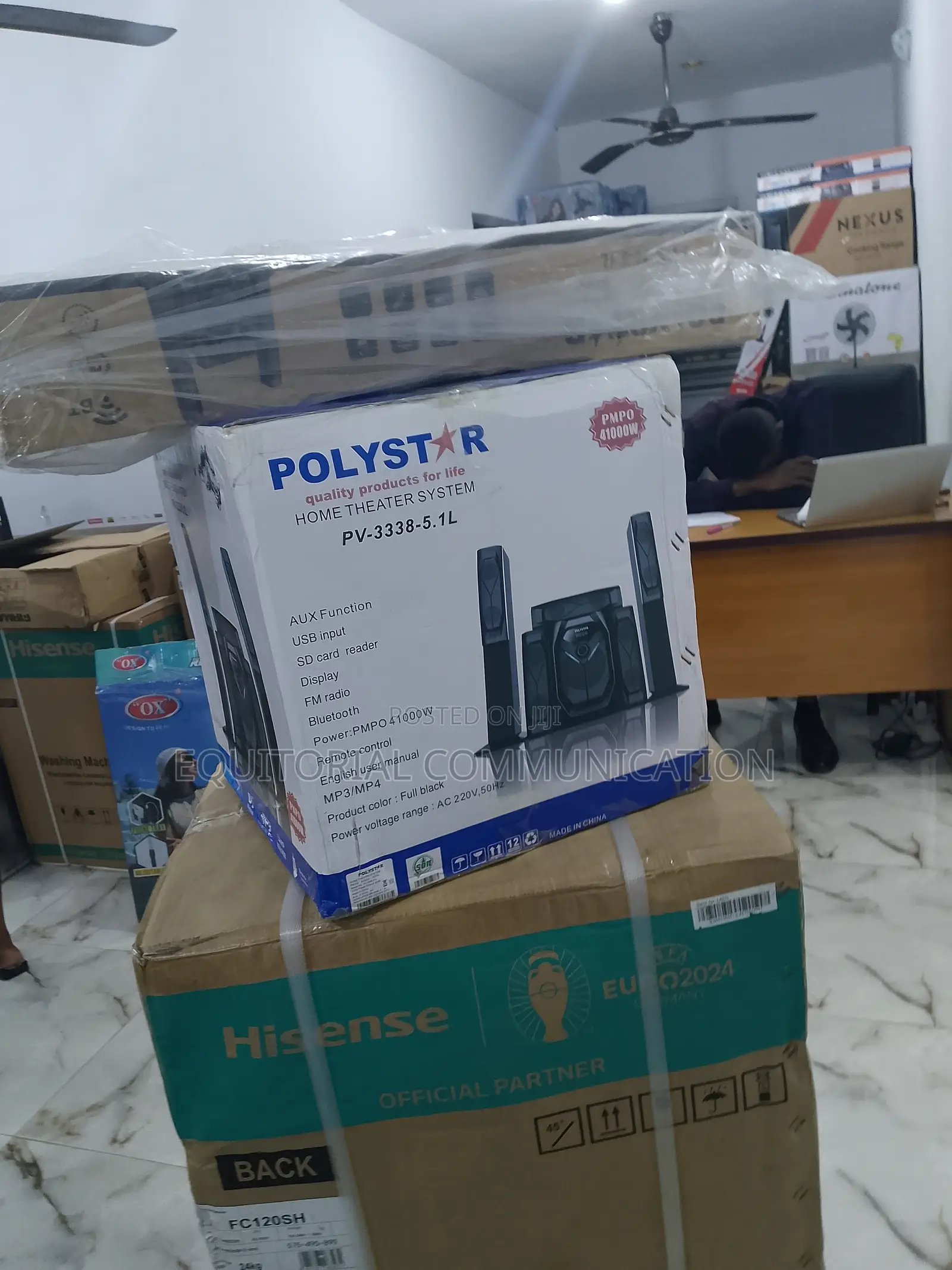 Fast Selling Polystar Home Theater With 5 Spaeker