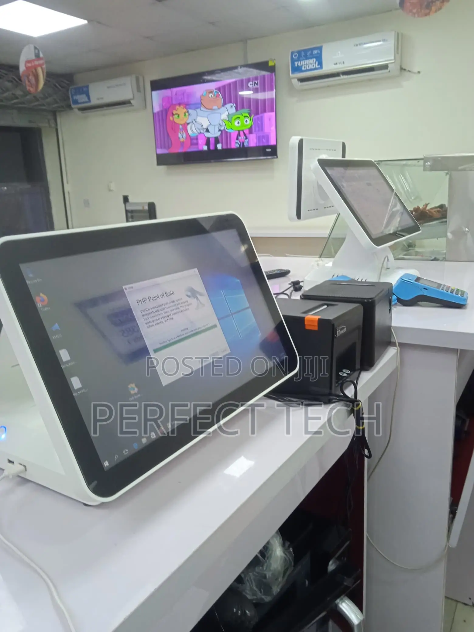Dual Touch Screen P.O.S Terminal Machine