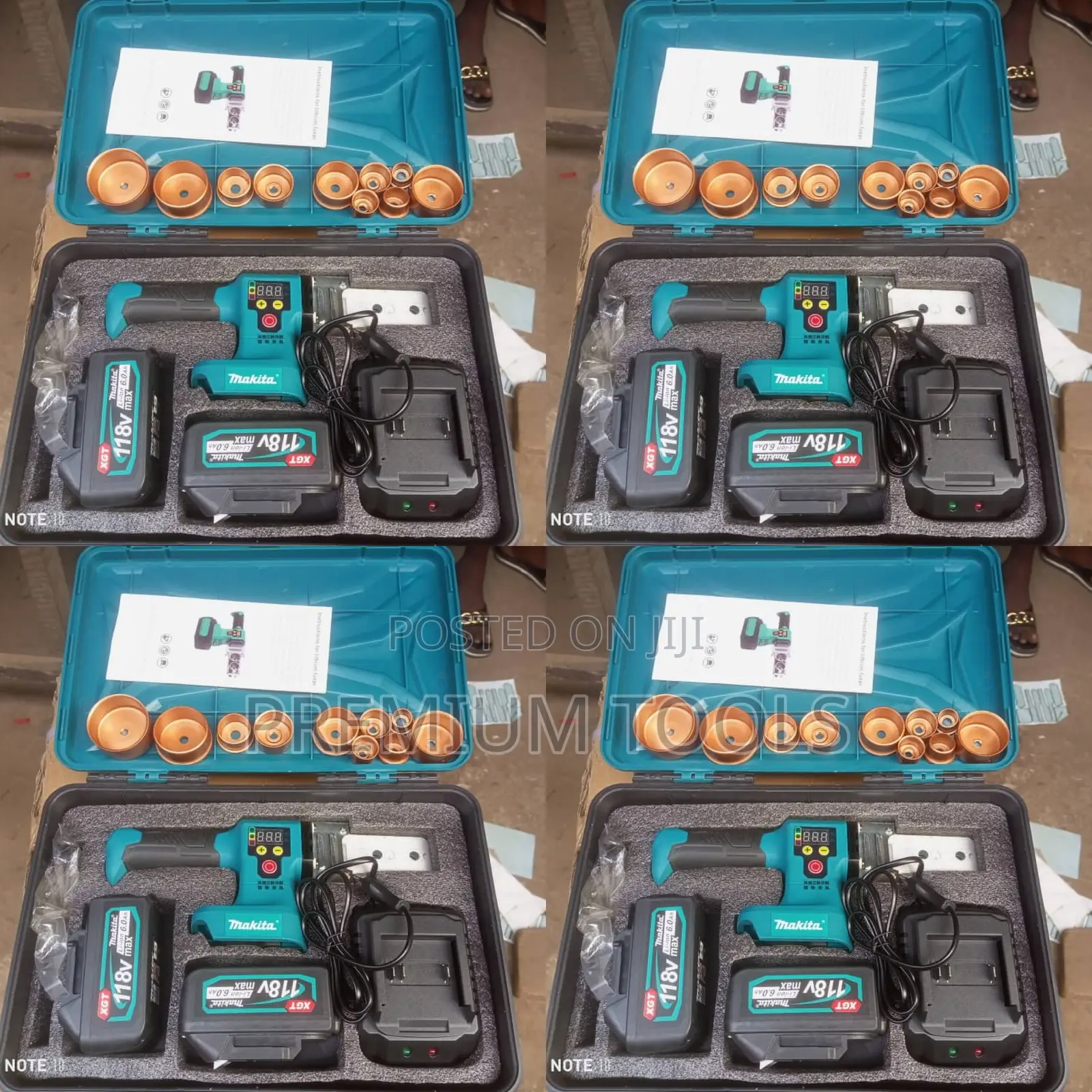 Plastic Pipe Ironing Welder With 2 Lithium Batteries