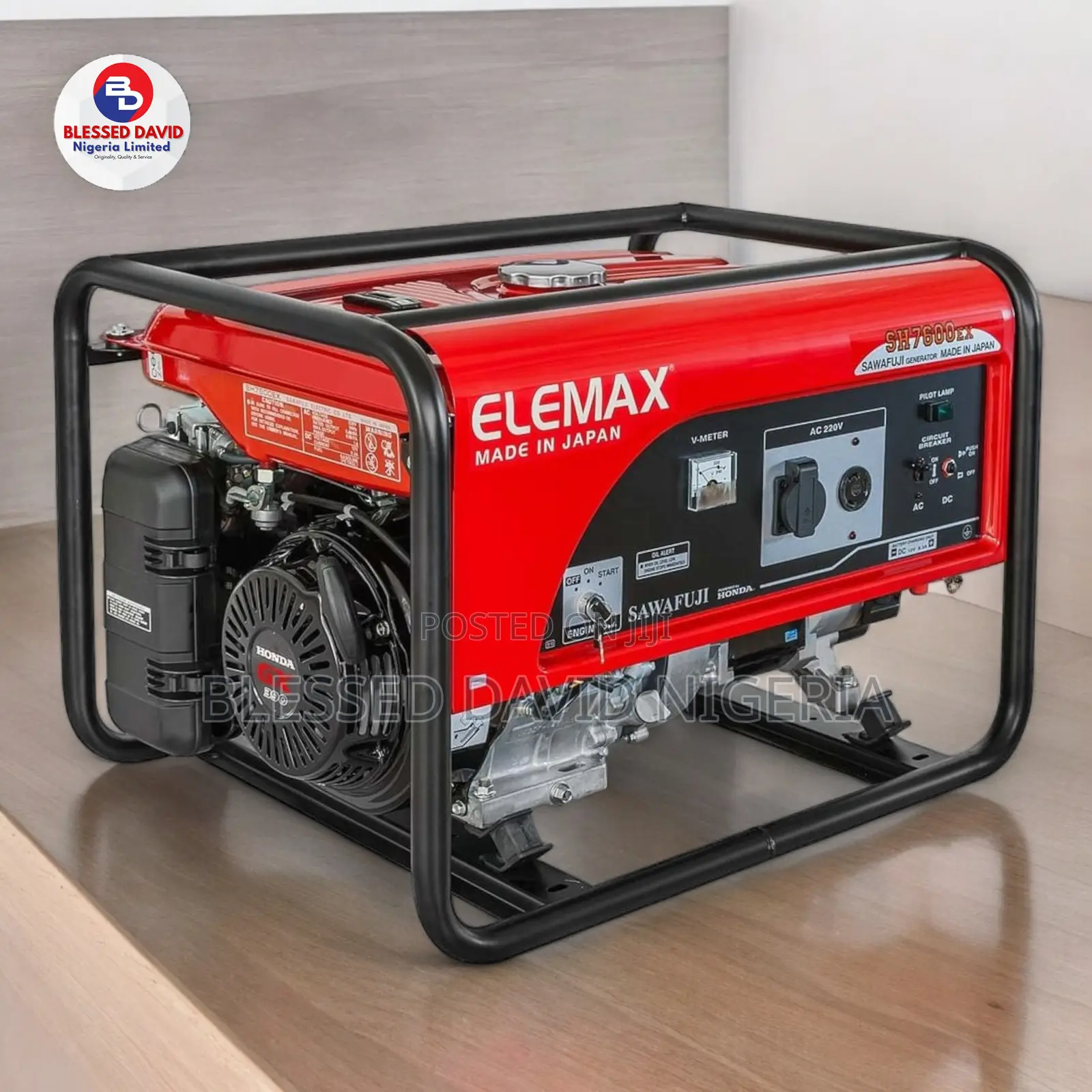Elemax SH7600EX, 5.6kva Key Starter Generator - Japan