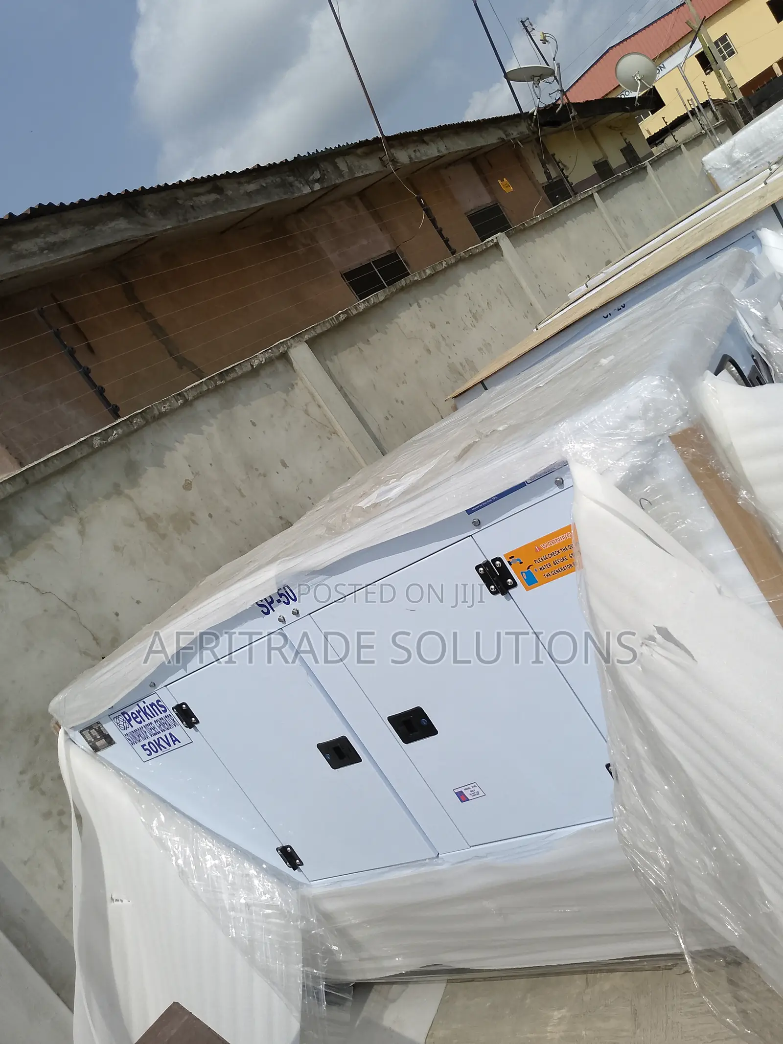 Durable Perkins 50kva Soundproof Industrial Generator