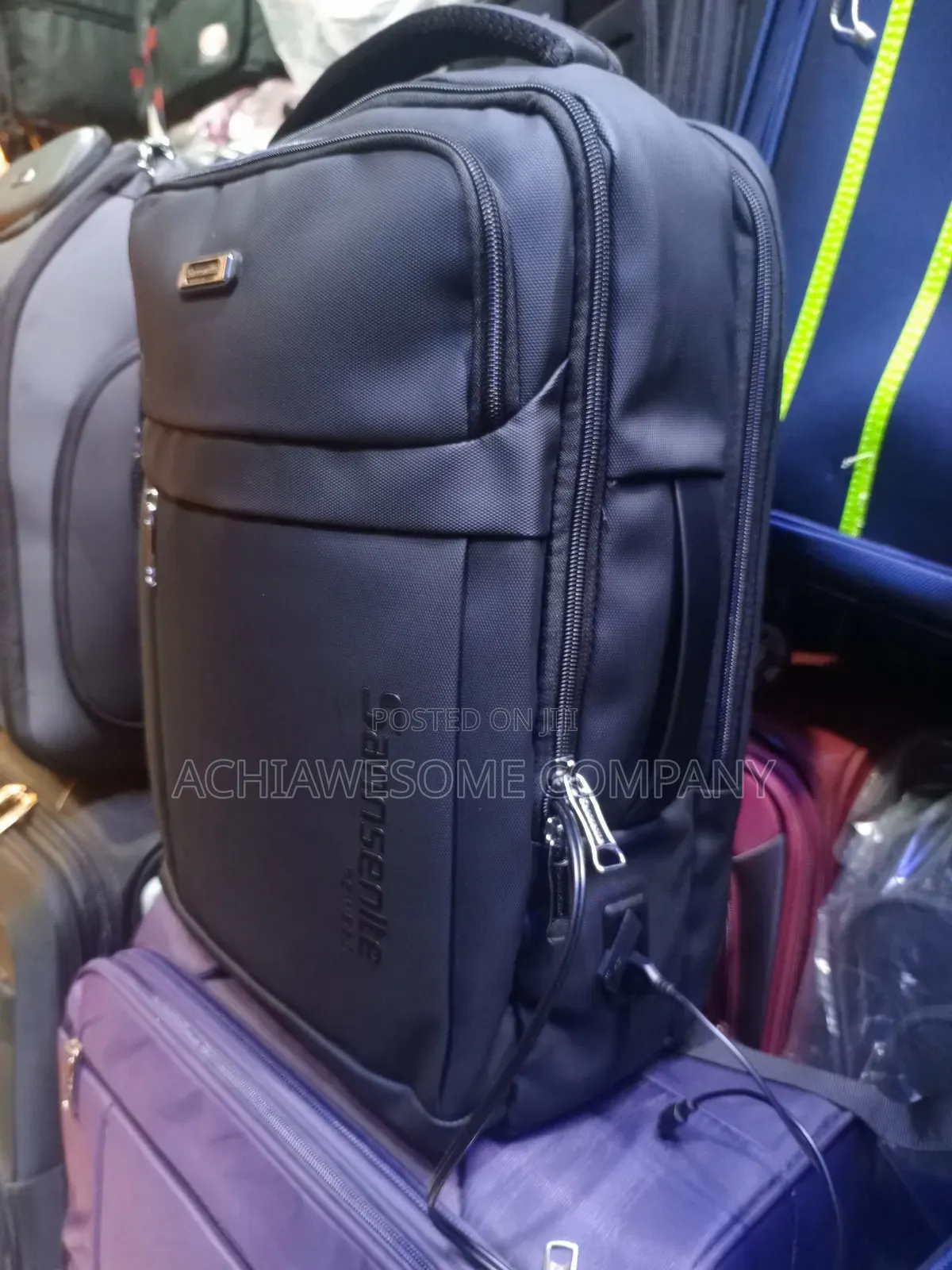 Backpack With Double USB Port