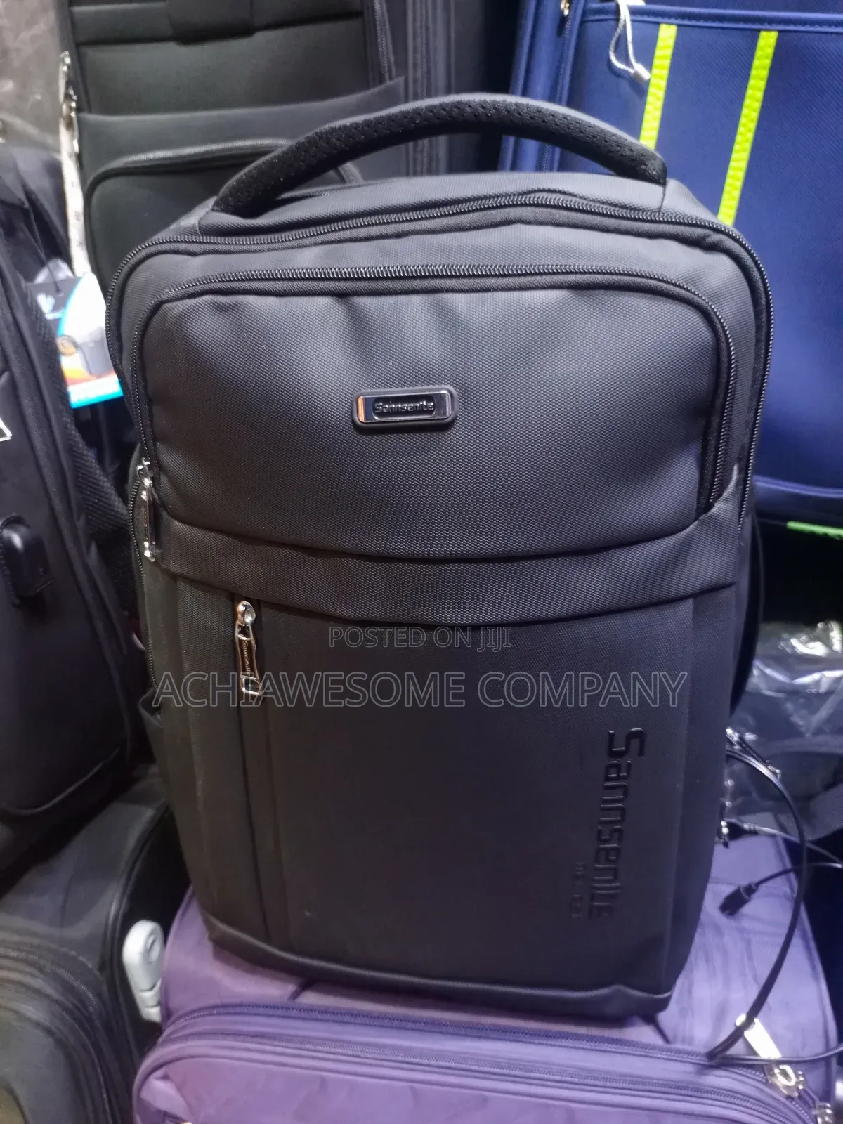 Backpack With Double USB Port