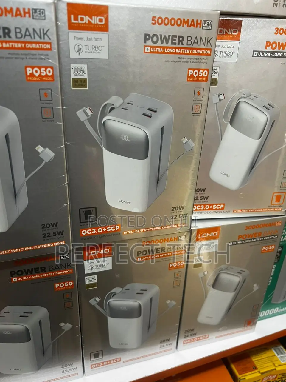 Ldnio 50,000mah Power Bank PQ50