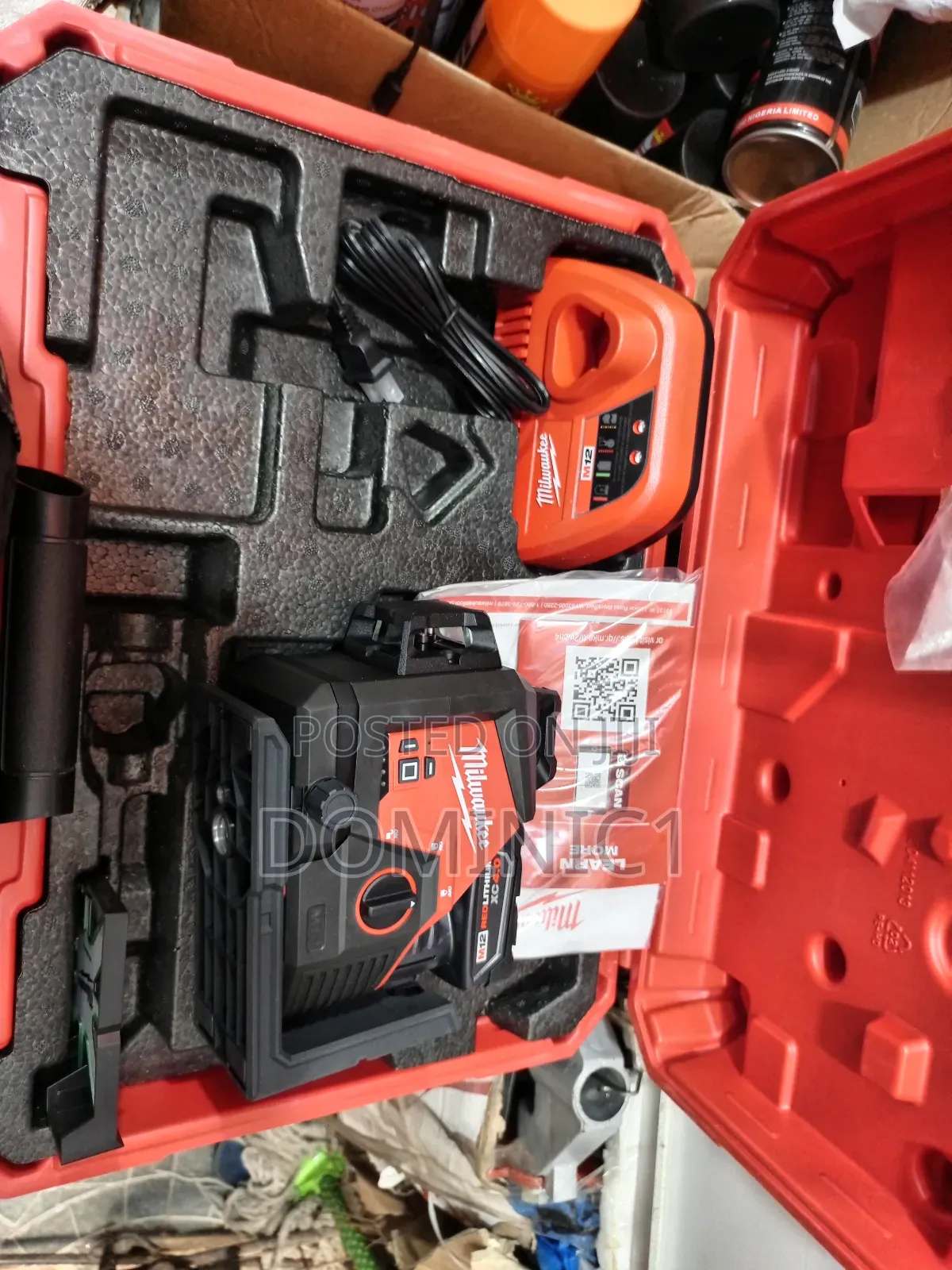 Milwaukee-12 Green Laser Kit-360-3 Plane