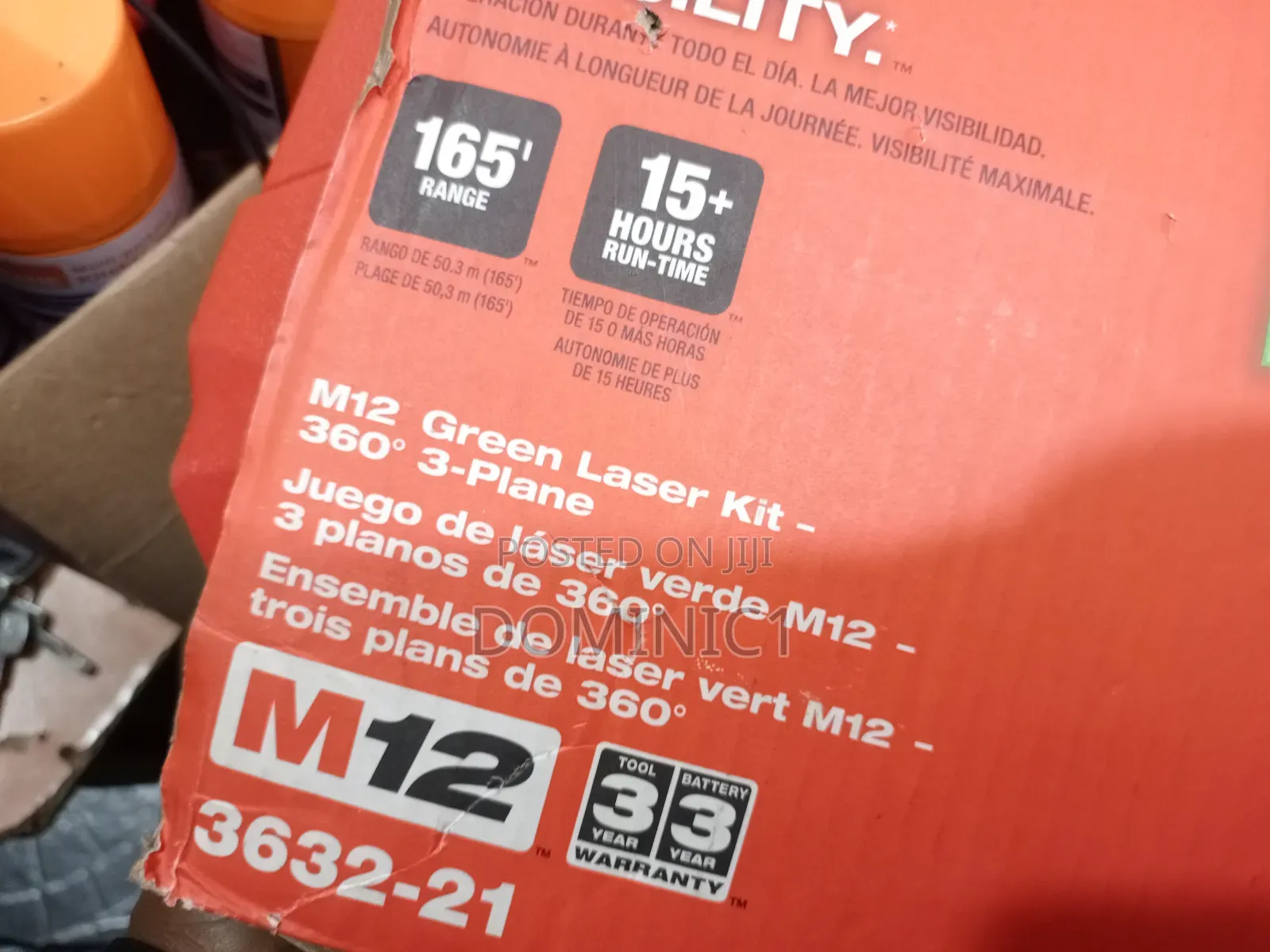 Milwaukee-12 Green Laser Kit-360-3 Plane