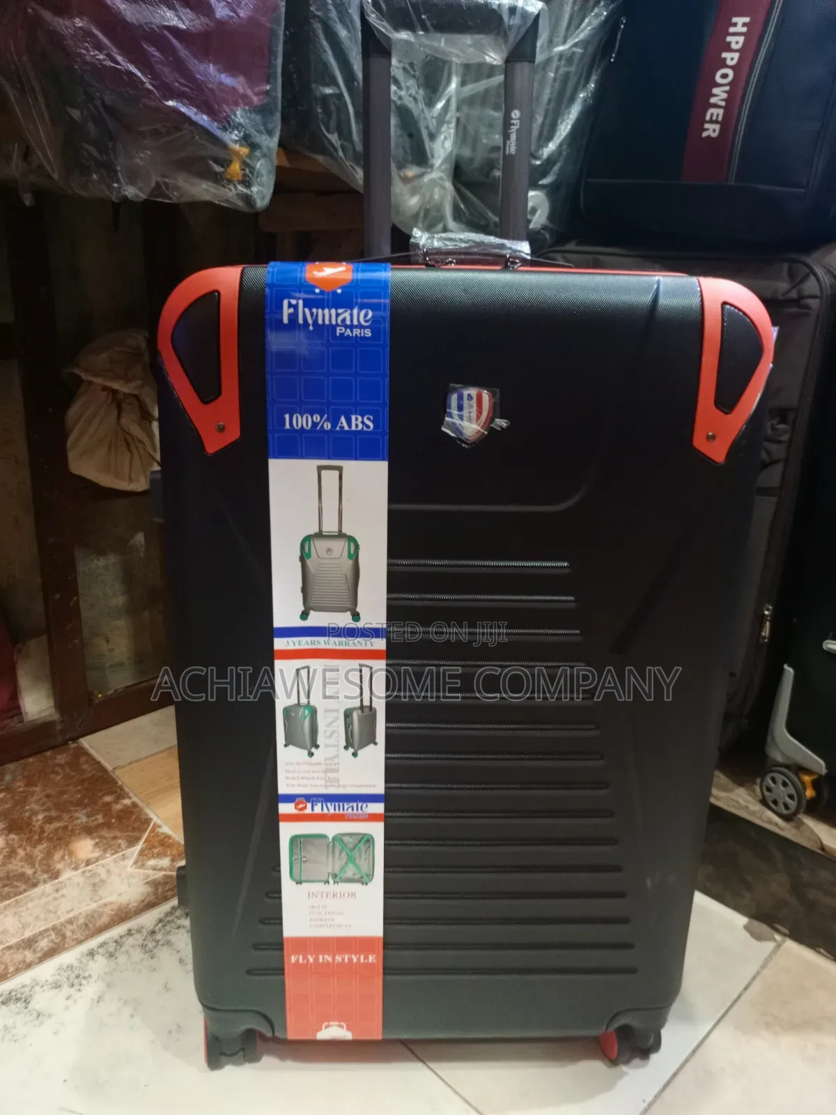 Big Unbreakable Rubber Box With Anti Thief Zip and Tsa Lock