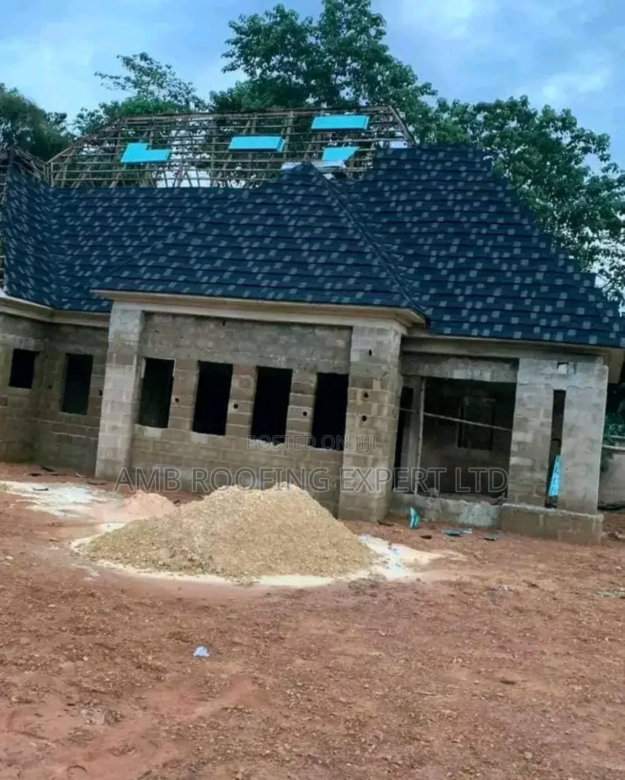 Green Mix Black Milano and Shingles With 50 Years Guarantee