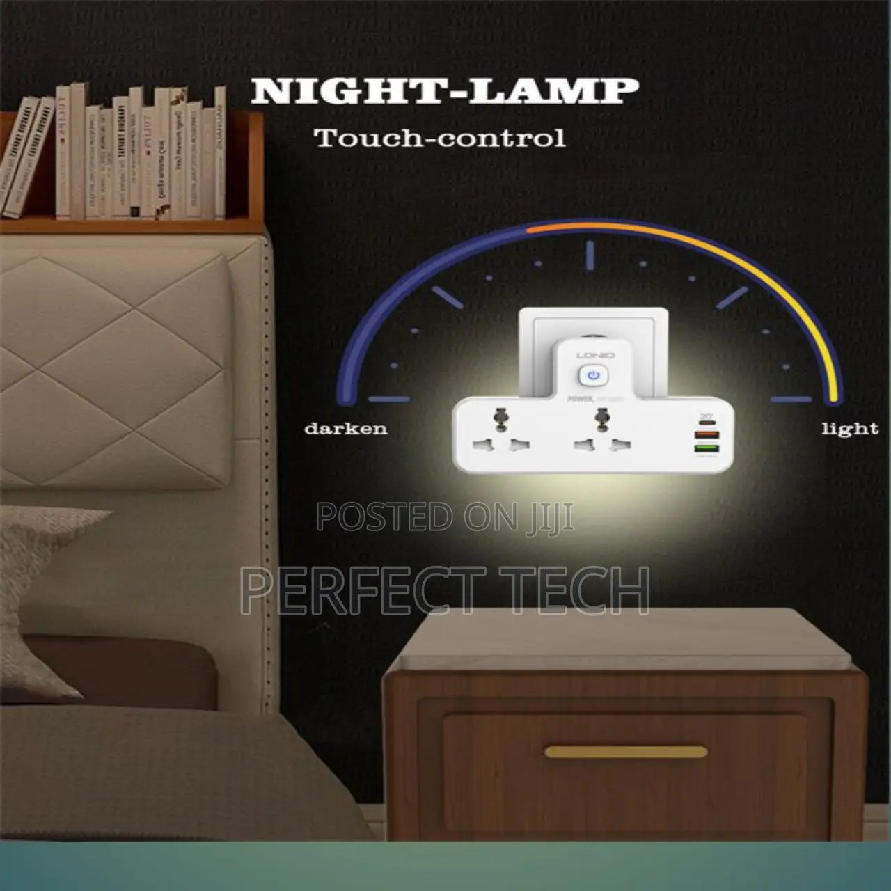 Ldnio 2 AC Outlets Portable Extension Power Socket SC2311