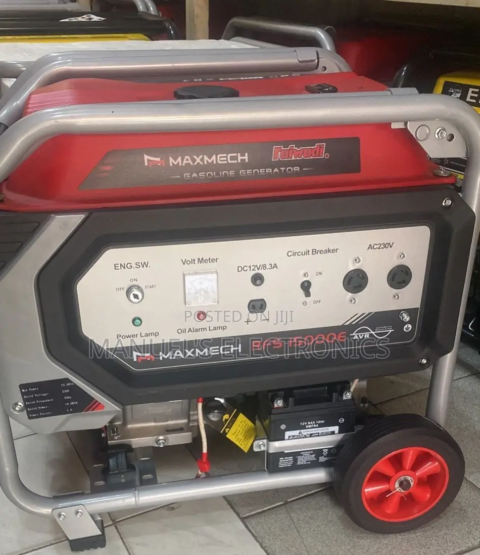 12.5kva Maxmech Petrol Generator Model Rfs15000e2 100%