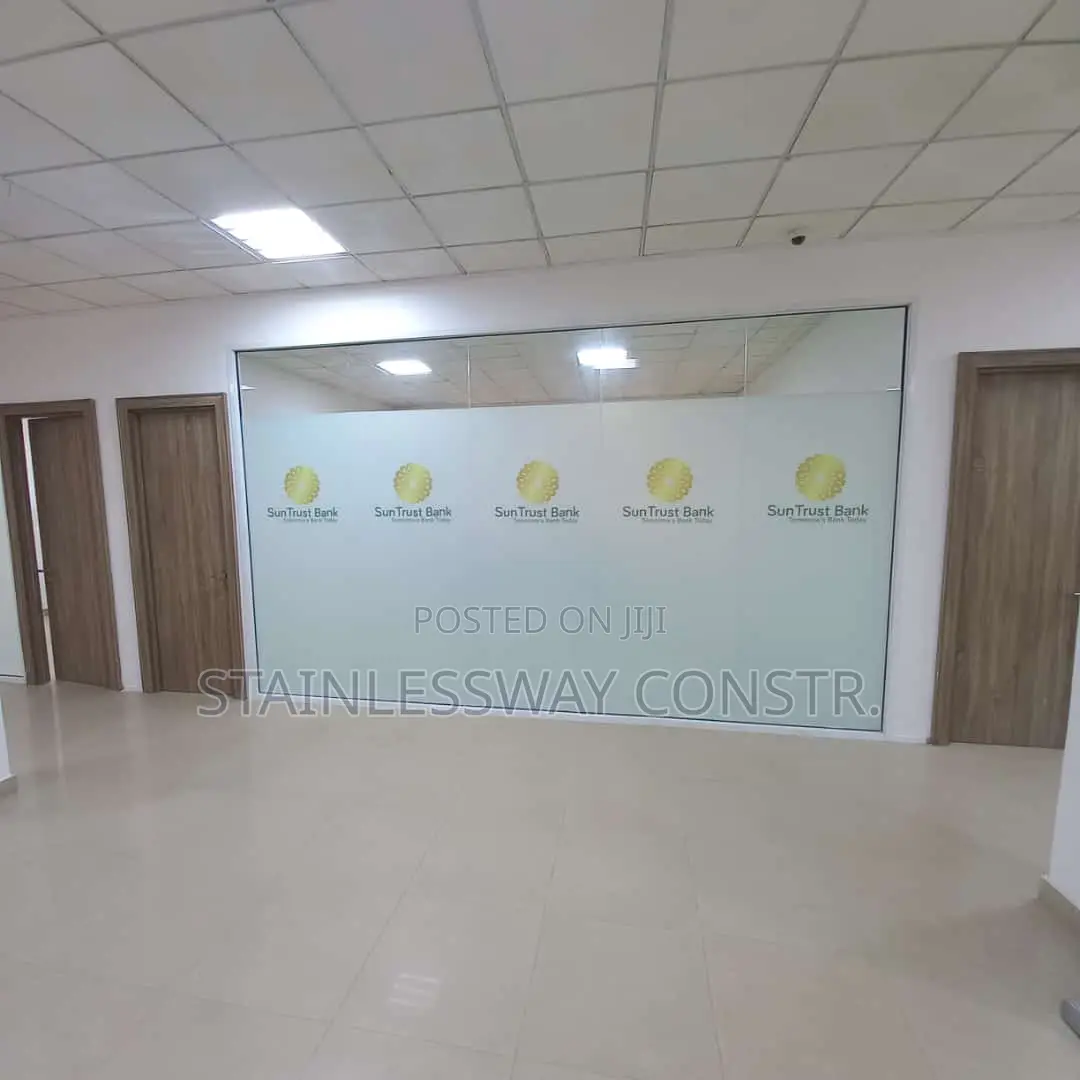 Tampered Office Glass Partition