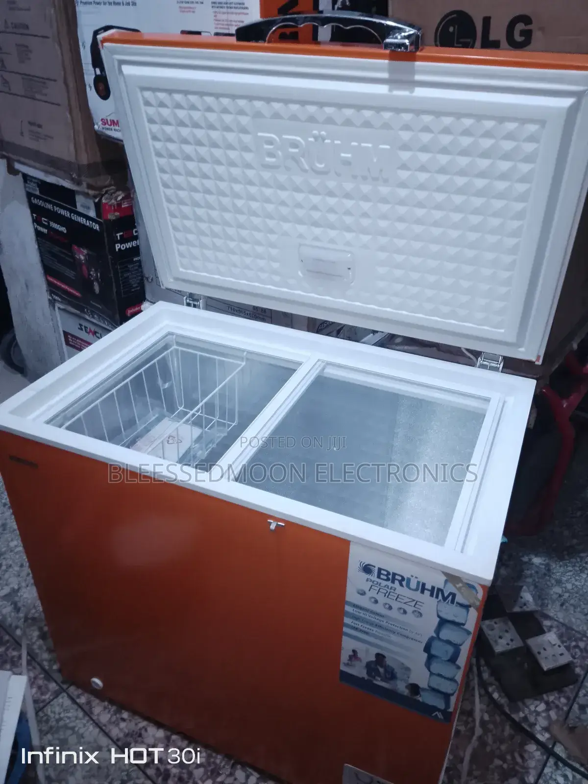 Bruhm Italian Inverter Chest Freezer 5 Years Warranty