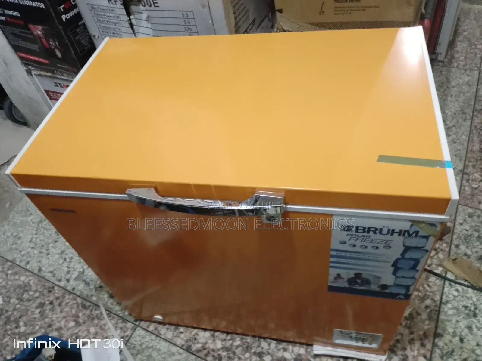 Bruhm Italian Inverter Chest Freezer 5 Years Warranty