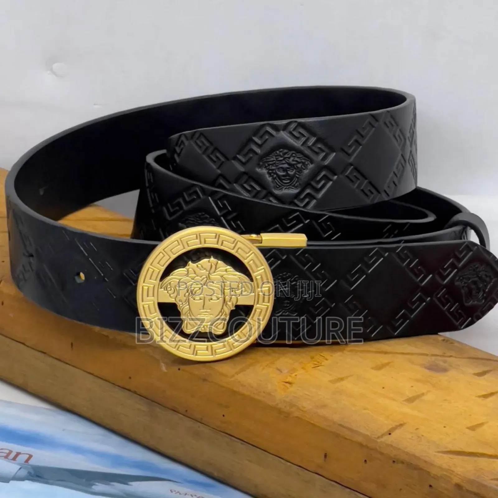 Original Versace 100 Leather Belts Available in Store